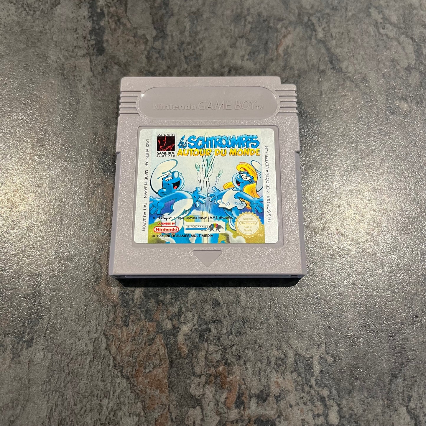 Les Schtroumpfs Autour du Monde GameBoy