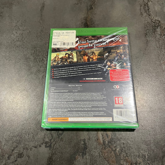 A.O.T. Wings of Freedom Xbox One neuf