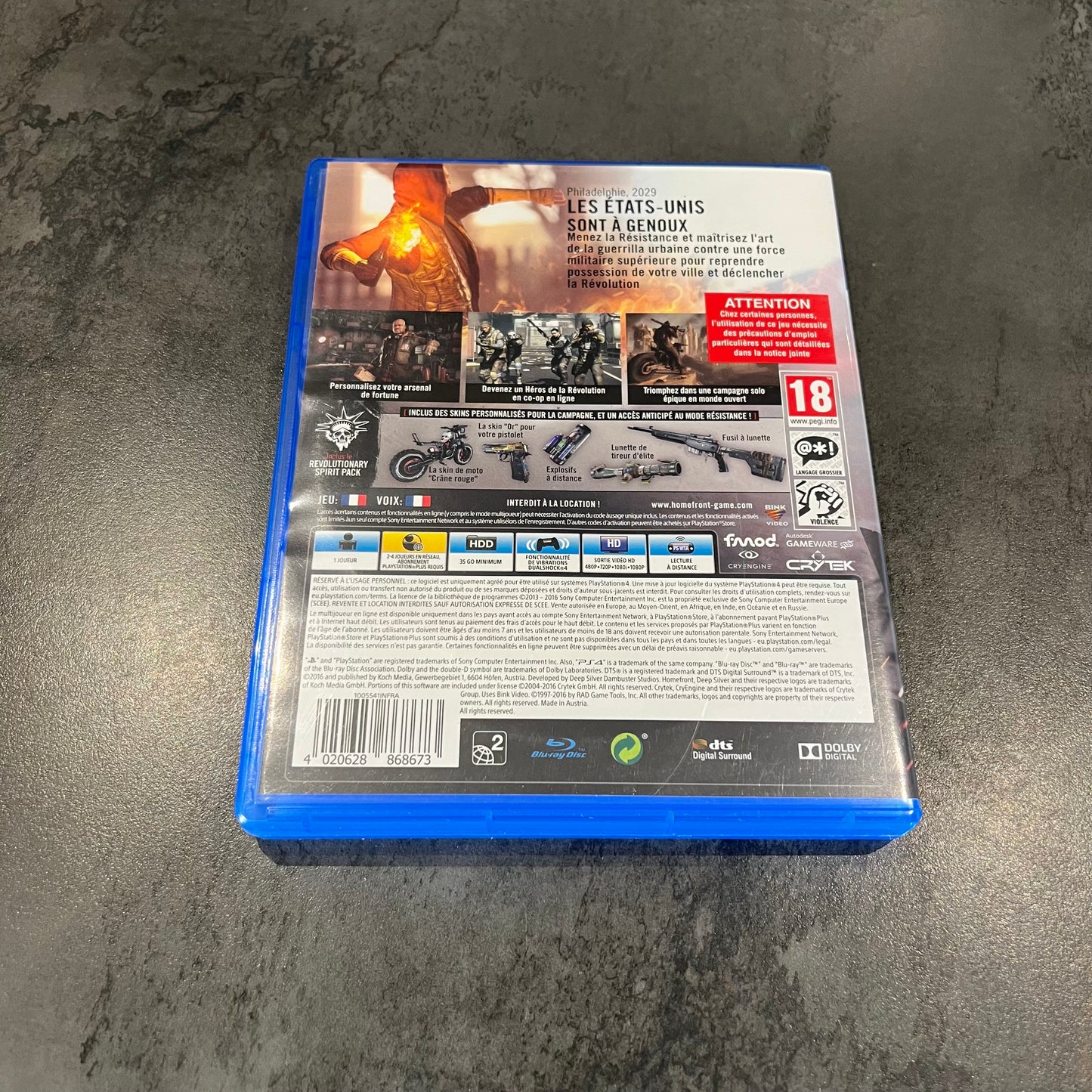 Homefront The Revolution PS4