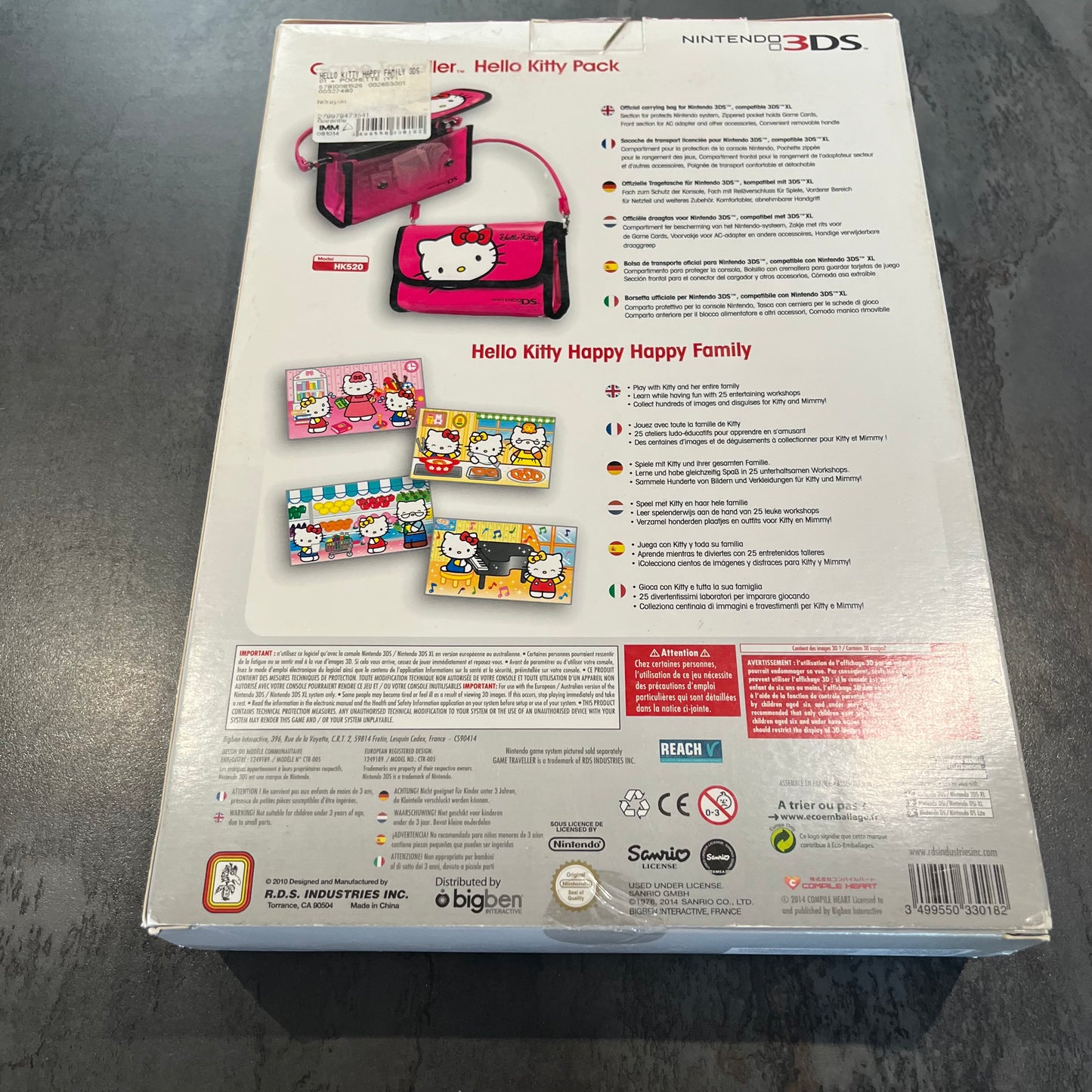 Hello Kitty Happy Happy Family Nintendo 3DS neuf