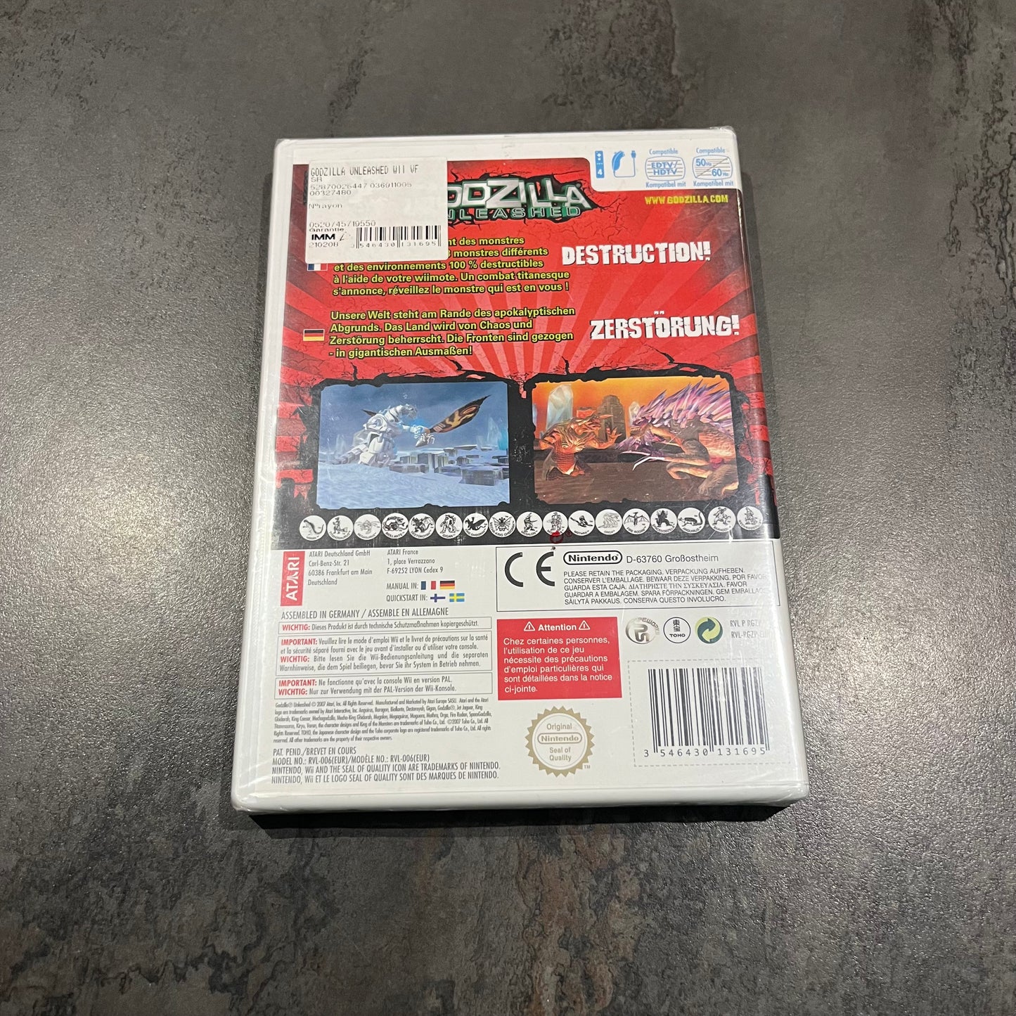 Godzilla Unleashed wii neuf