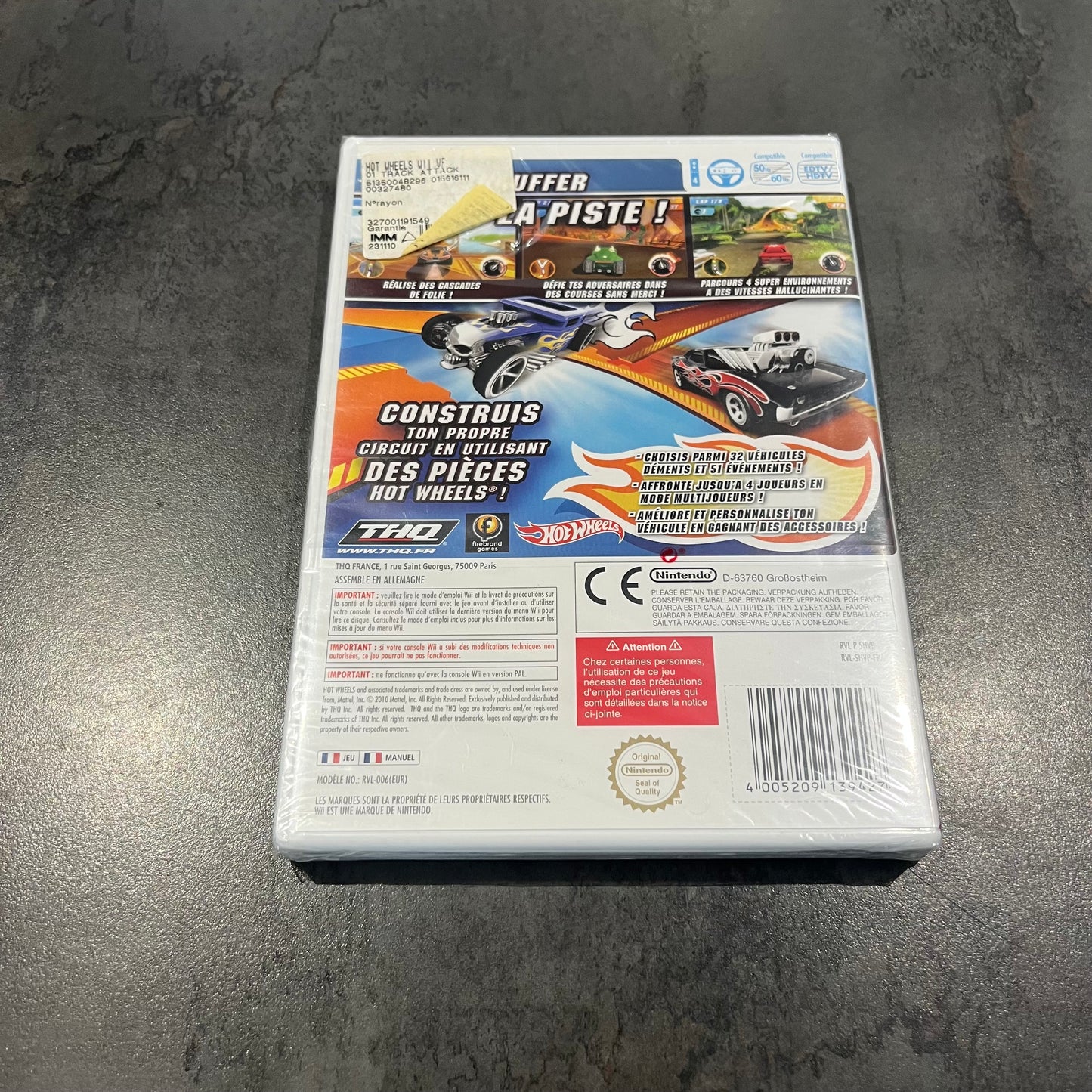 Hot Wheels Track Attack wii neuf