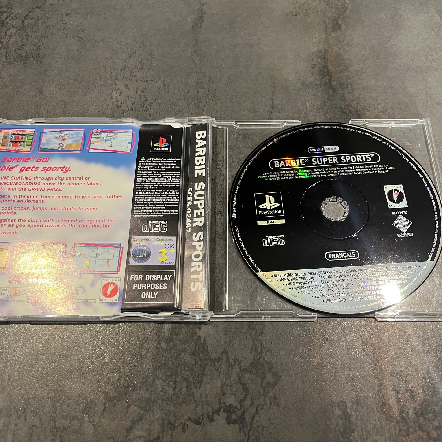 Barbie Super Sports version promo PS1