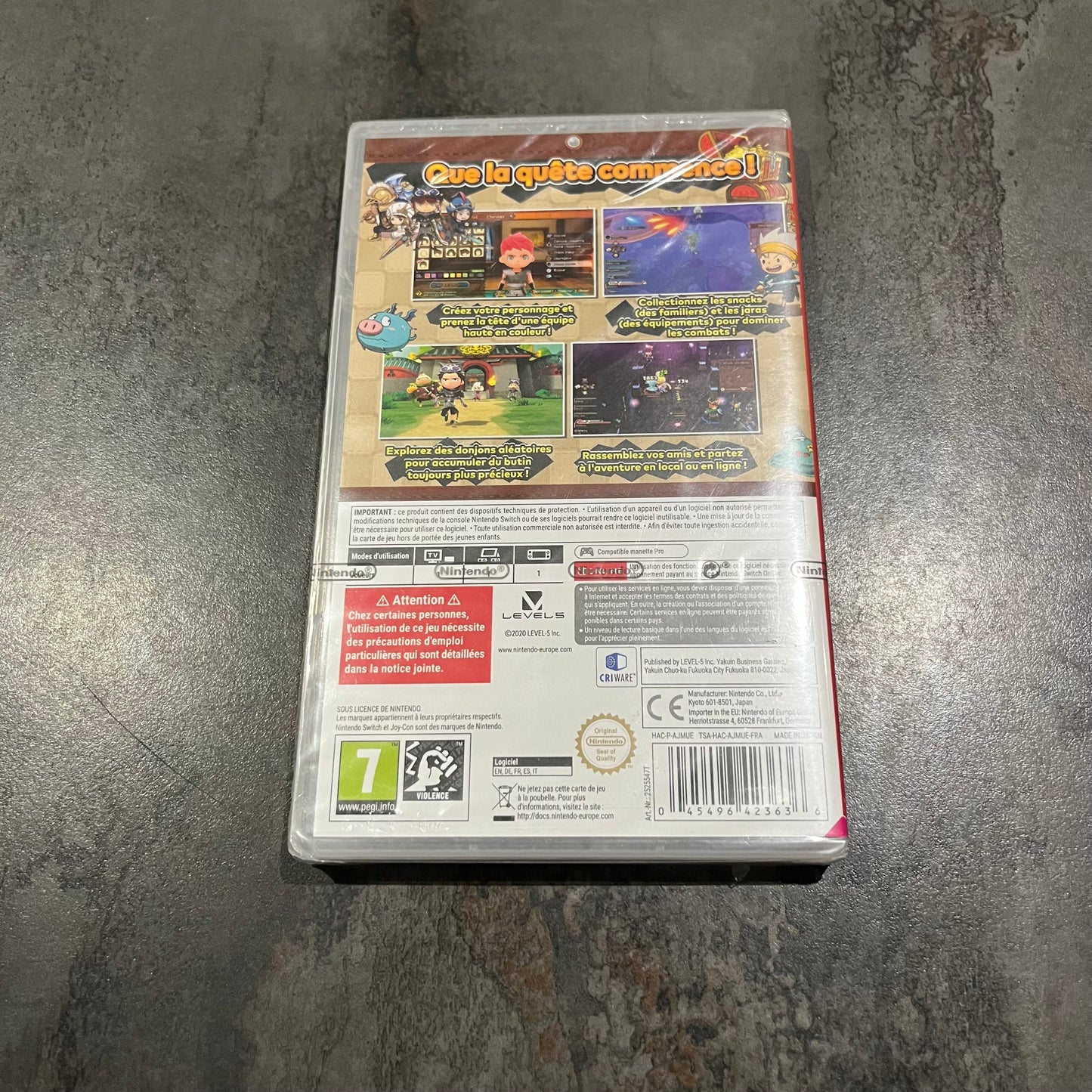 Snack World Mordus de Donjons Gold Switch neuf