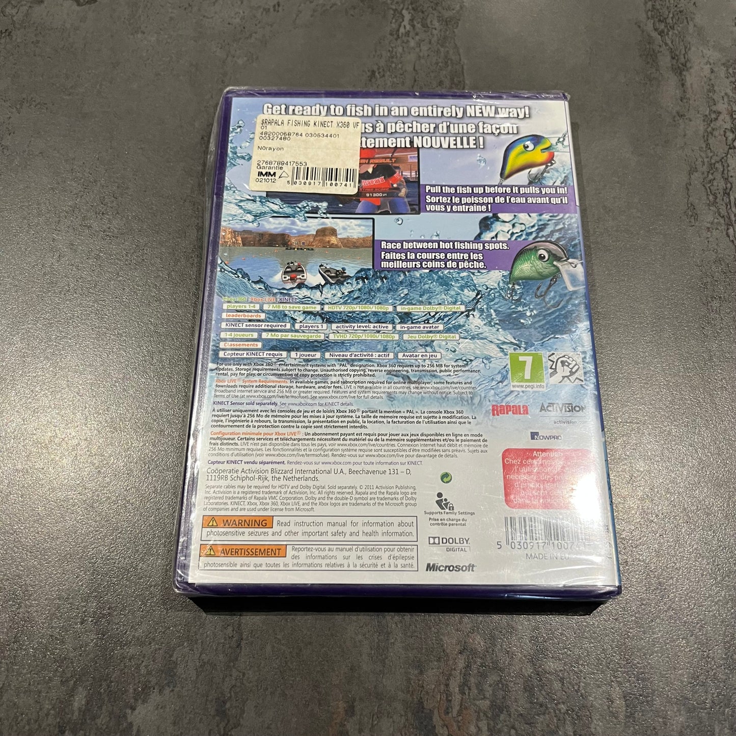 Rapala for Kinect Xbox 360 neuf