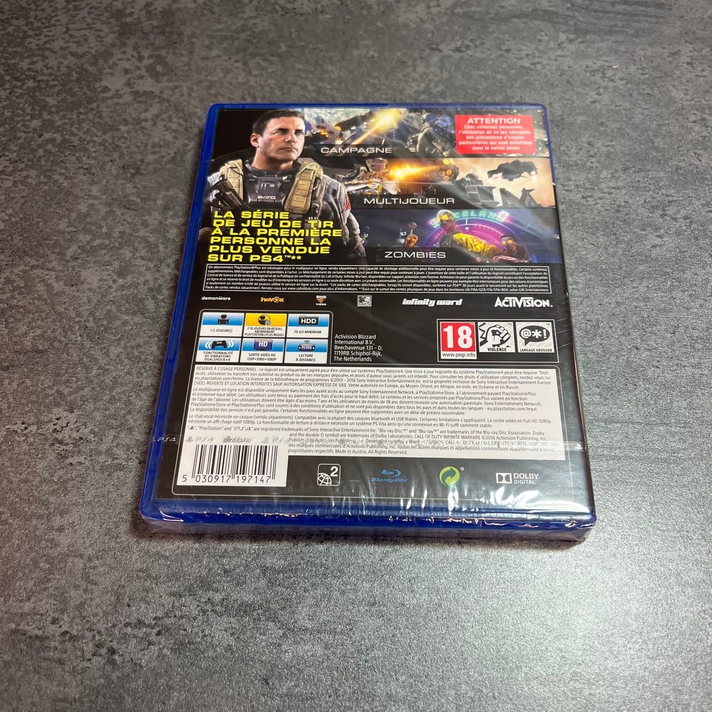 Call of Duty Infinite Warfare PS4 neuf