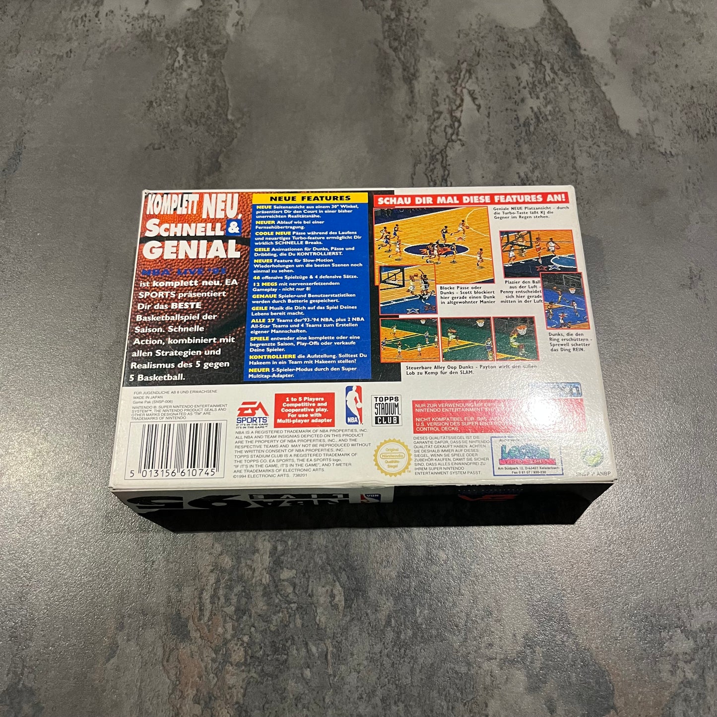 NBA Live 95 Super Nintendo (PAL-NOE)