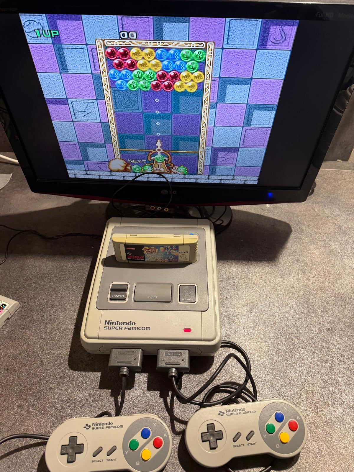 Console Super Nintendo Famicom japonaise + 2 manettes