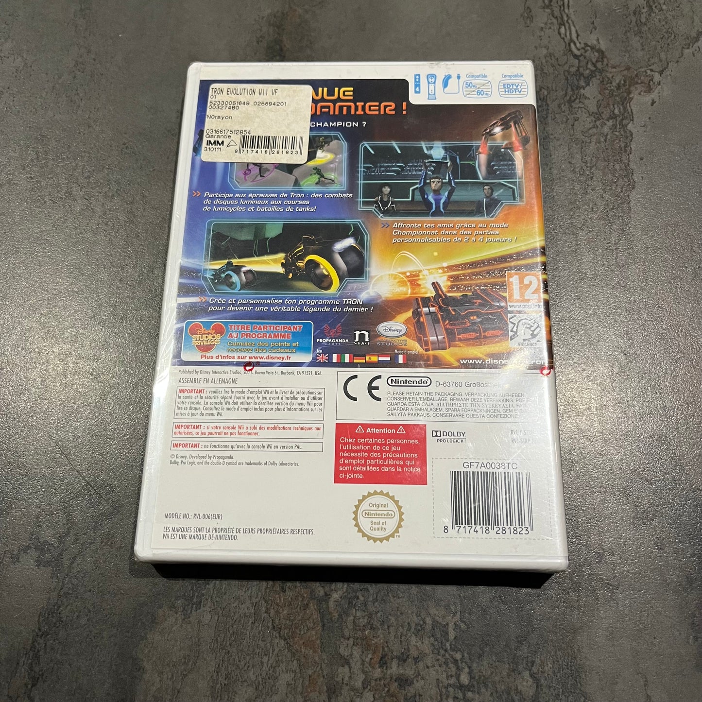 Tron Evolution Wii neuf