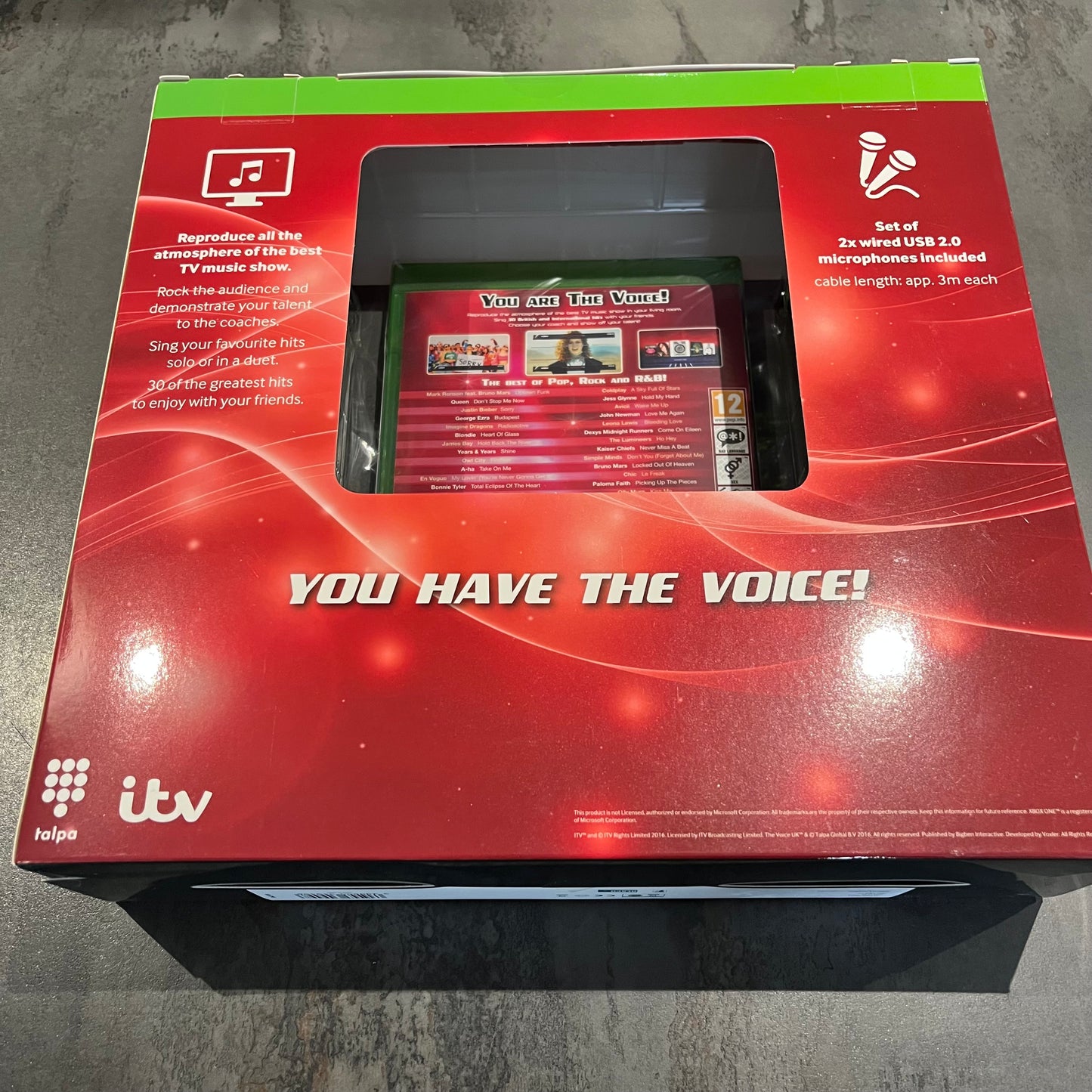 The Voice Xbox One pack micros neuf
