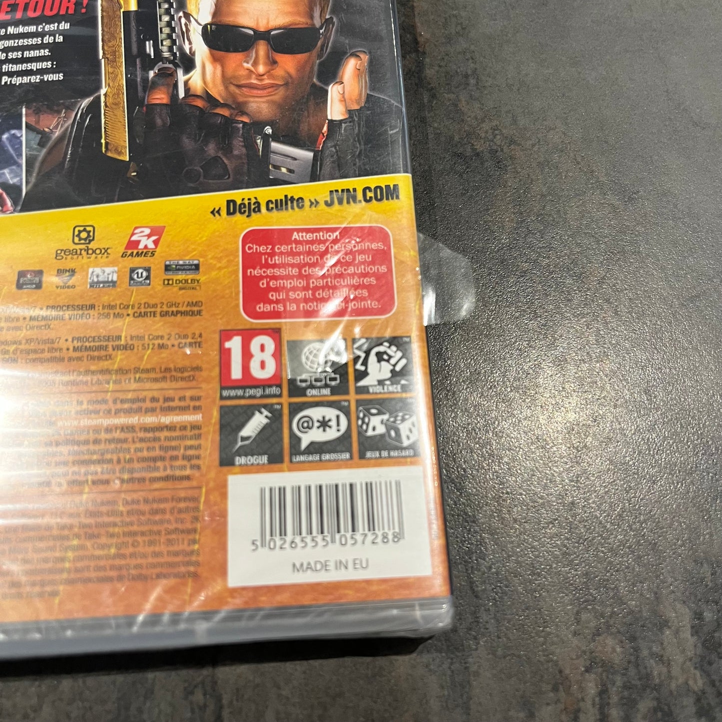 Duke Nukem Forever PC neuf