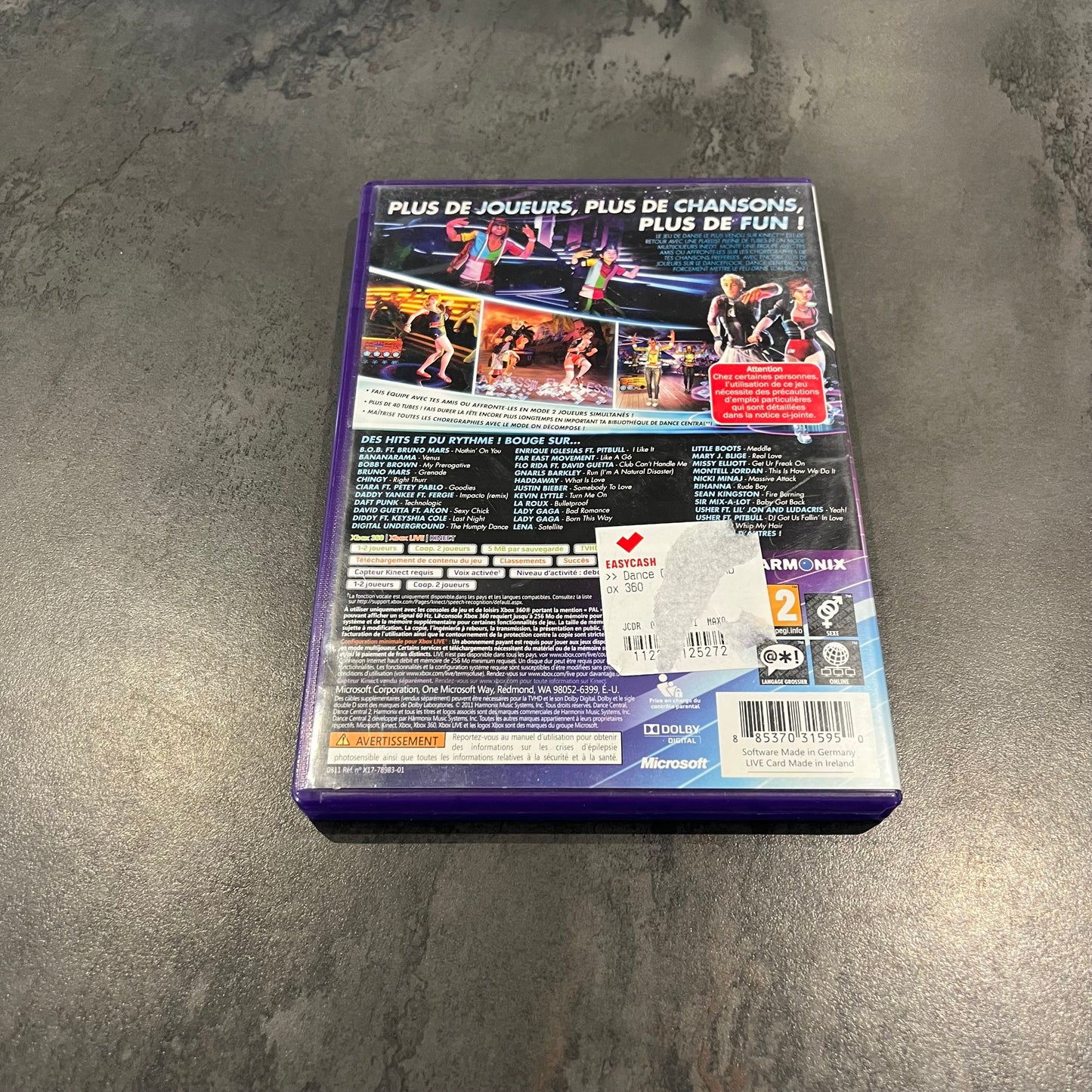 Dance Central 2 Xbox 360