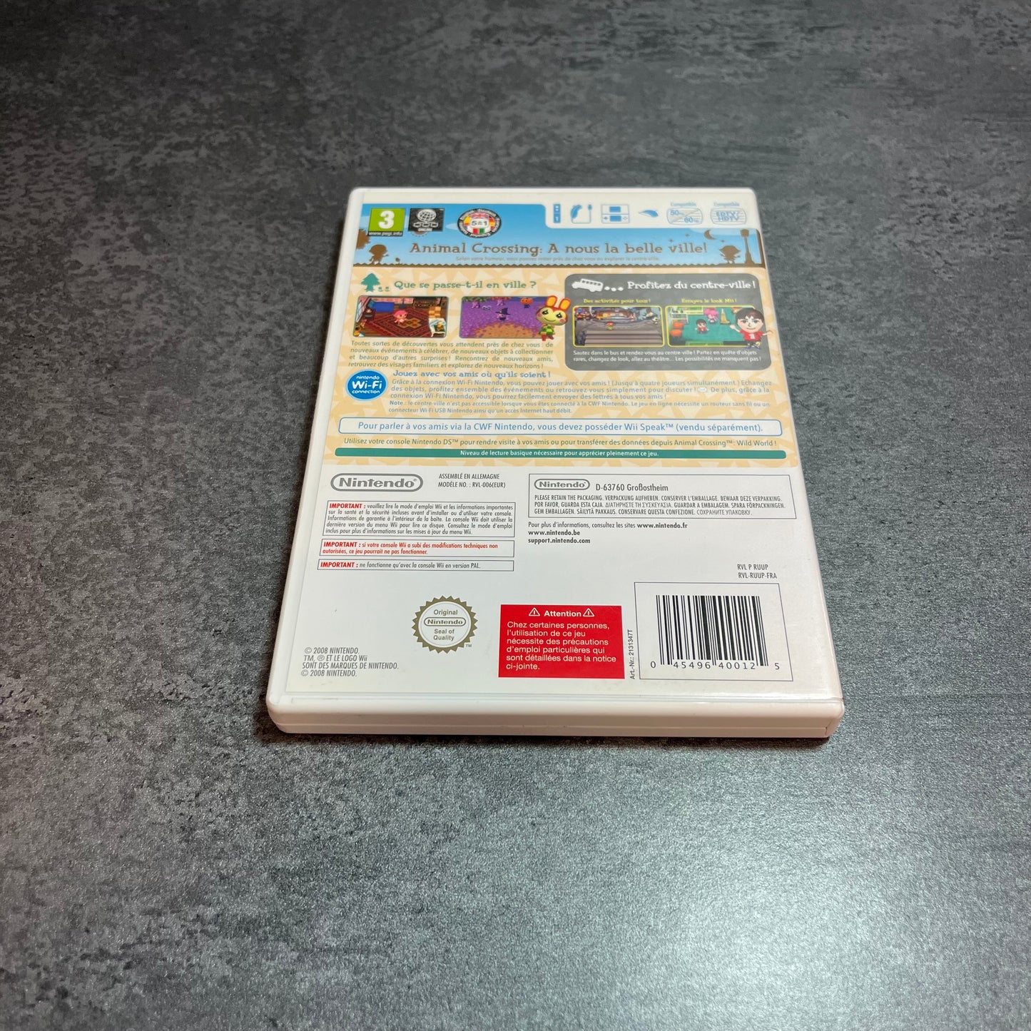 Animal Crossing Let’s Go to the City wii