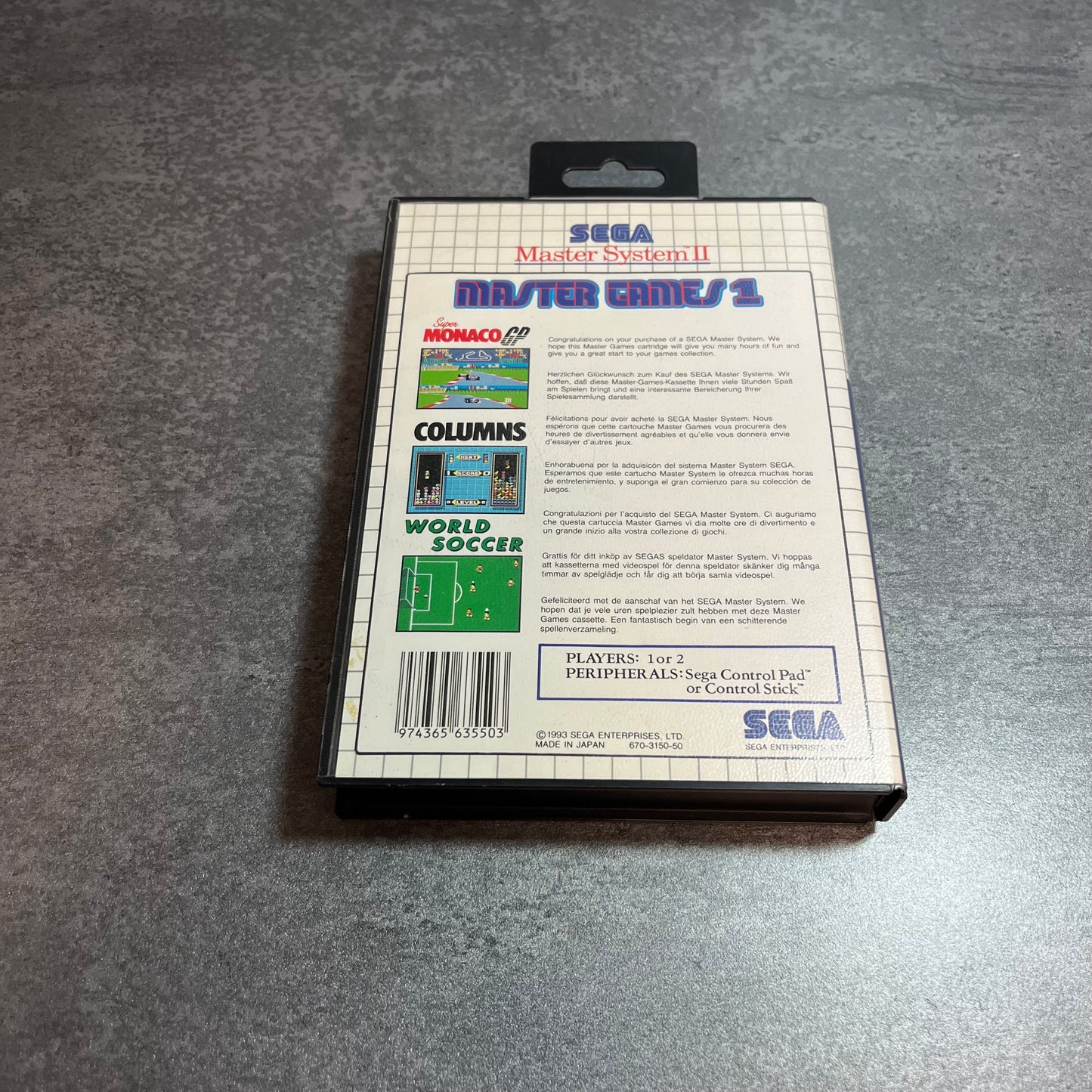 Master Games I Master System