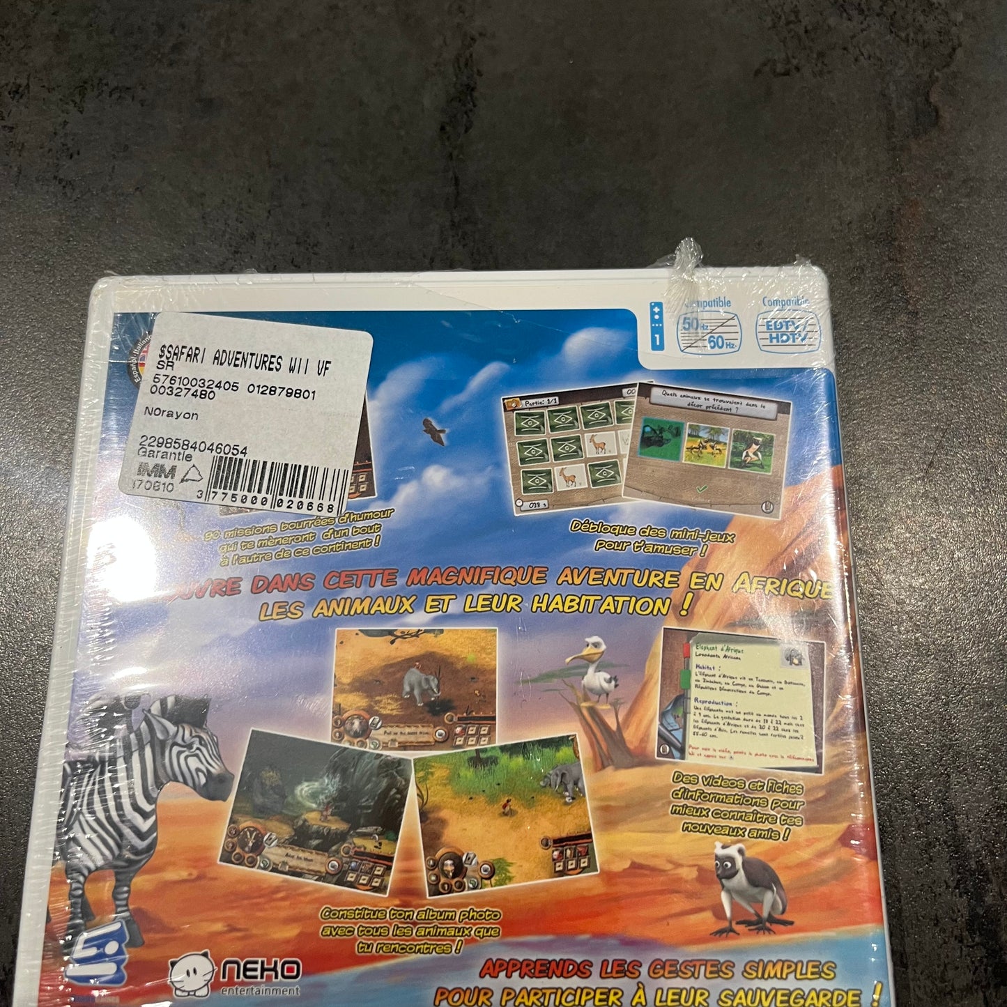 Safari Adventures wii neuf