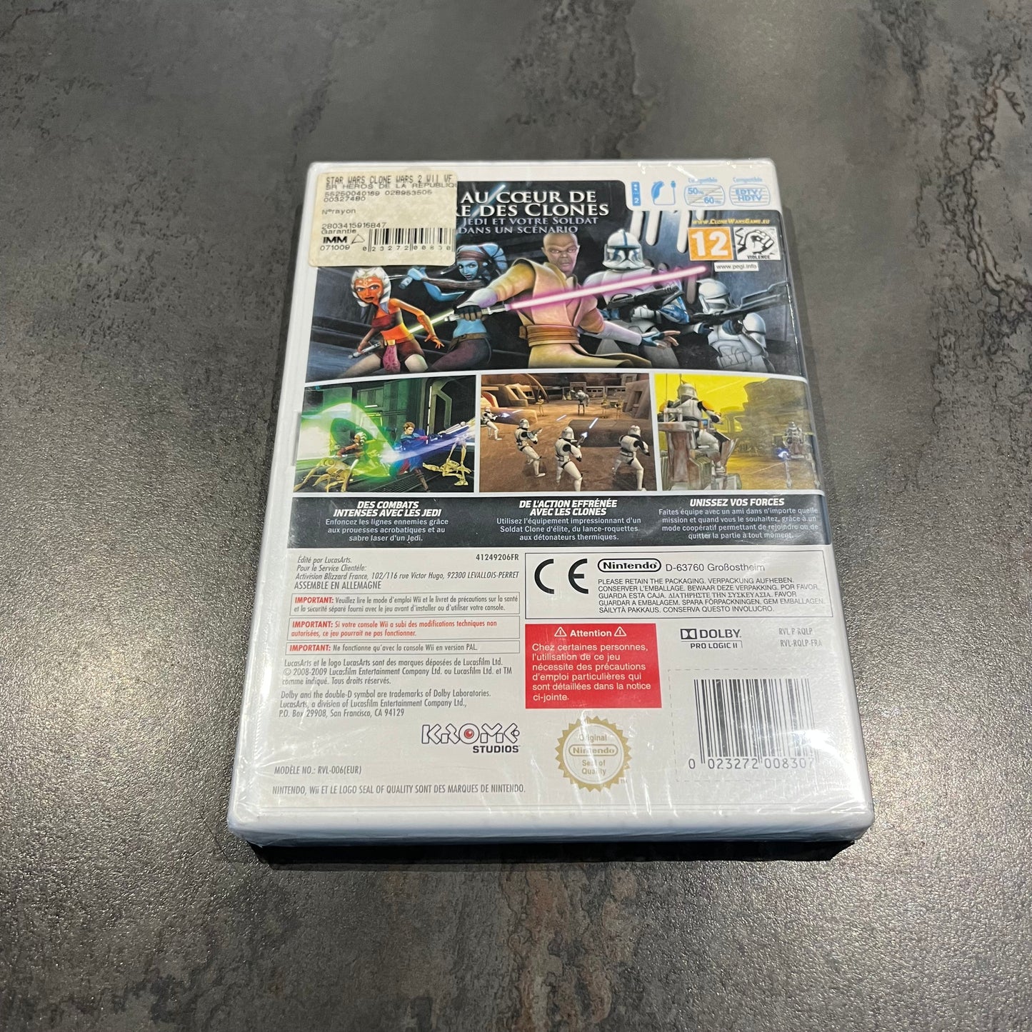 Star Wars The Clone Wars Les Héros de la République wii neuf