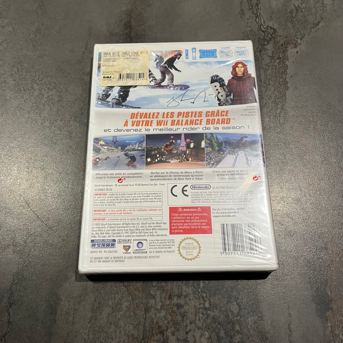 Shaun White Snowboarding World Stage wii neuf