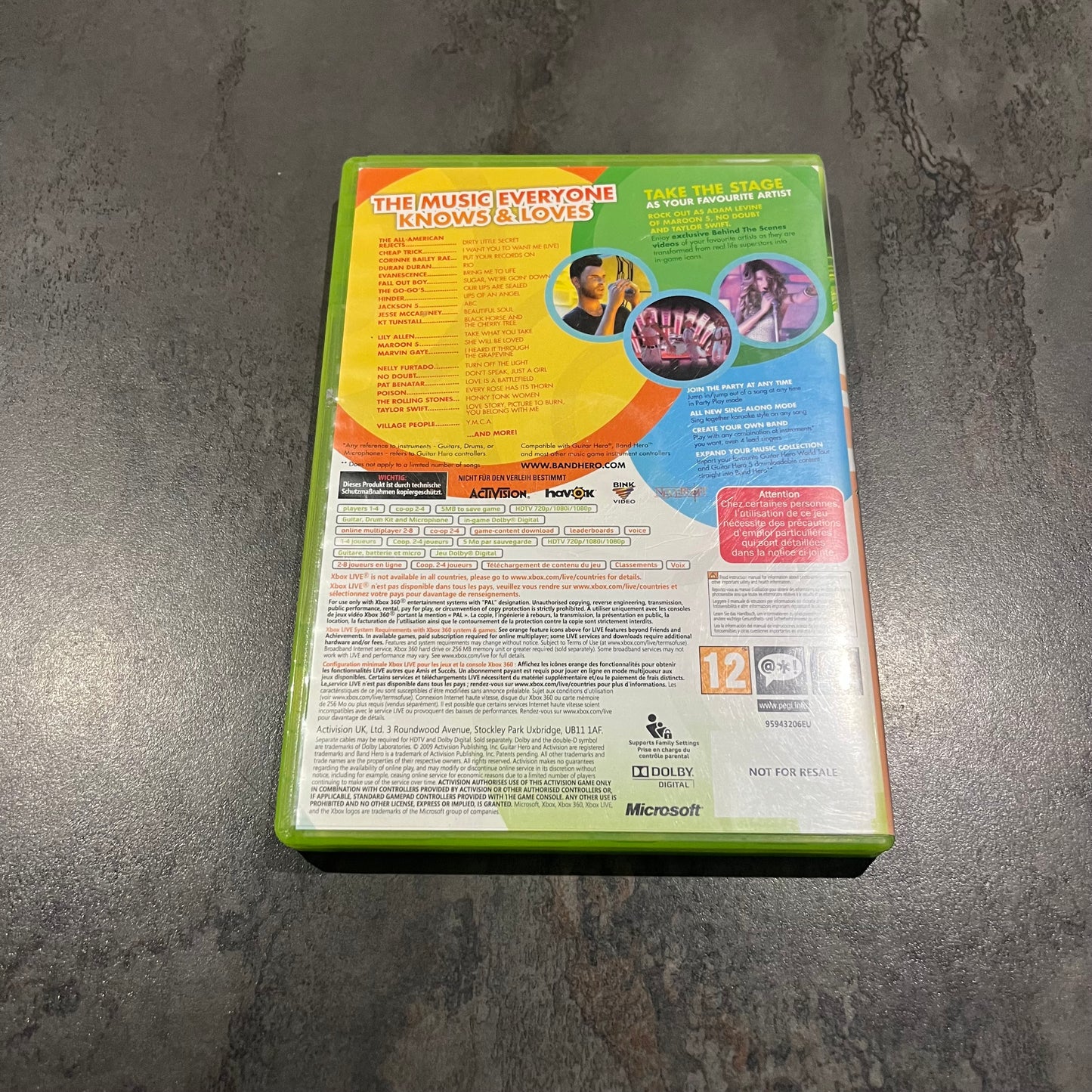 Band Hero Xbox 360