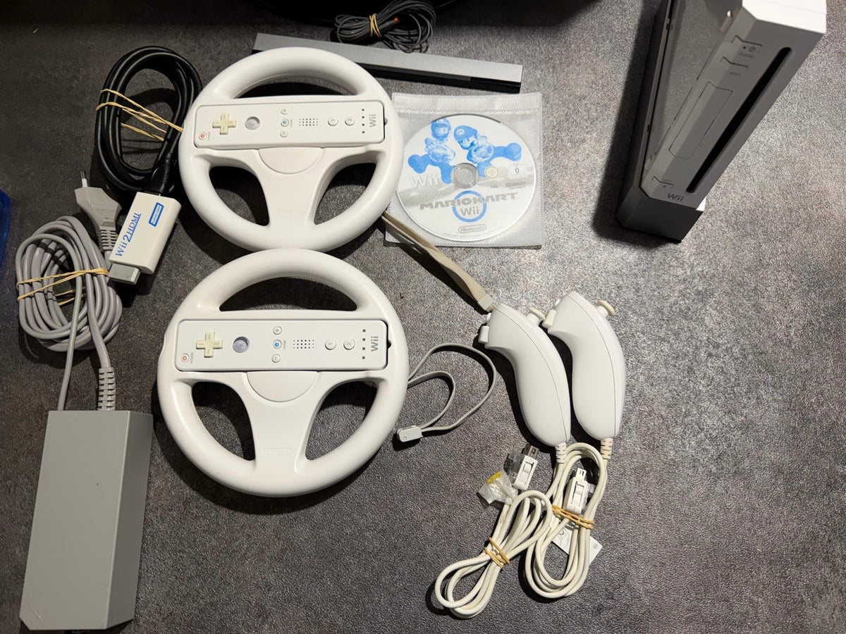 Console Wii + Mario Kart HDMI