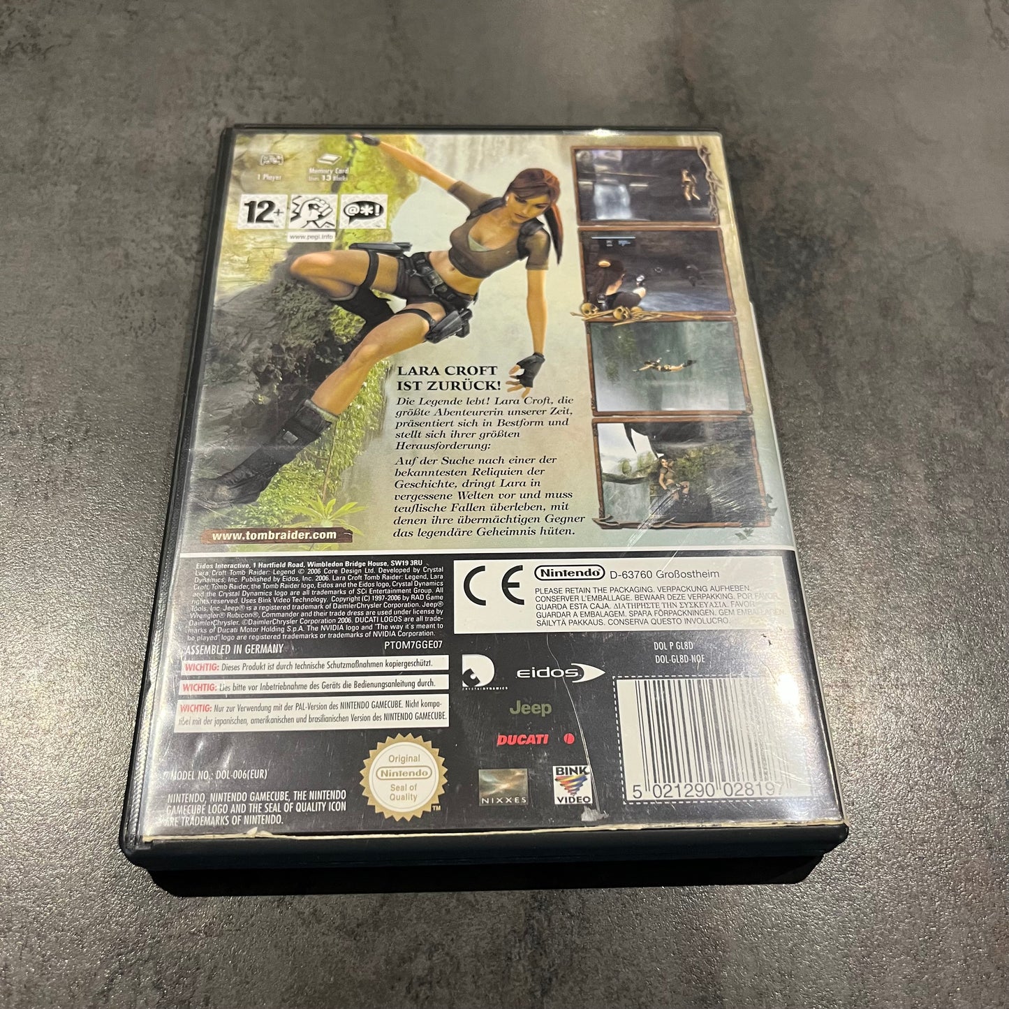 Tomb Raider Legend version allemande GameCube