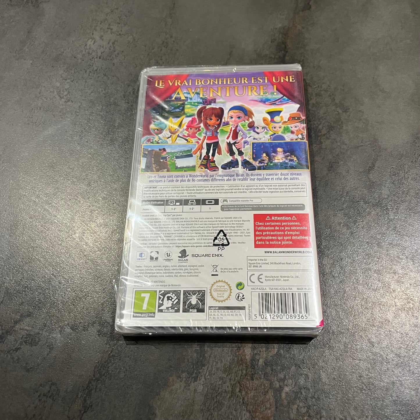 Balan Wonderworld switch neuf