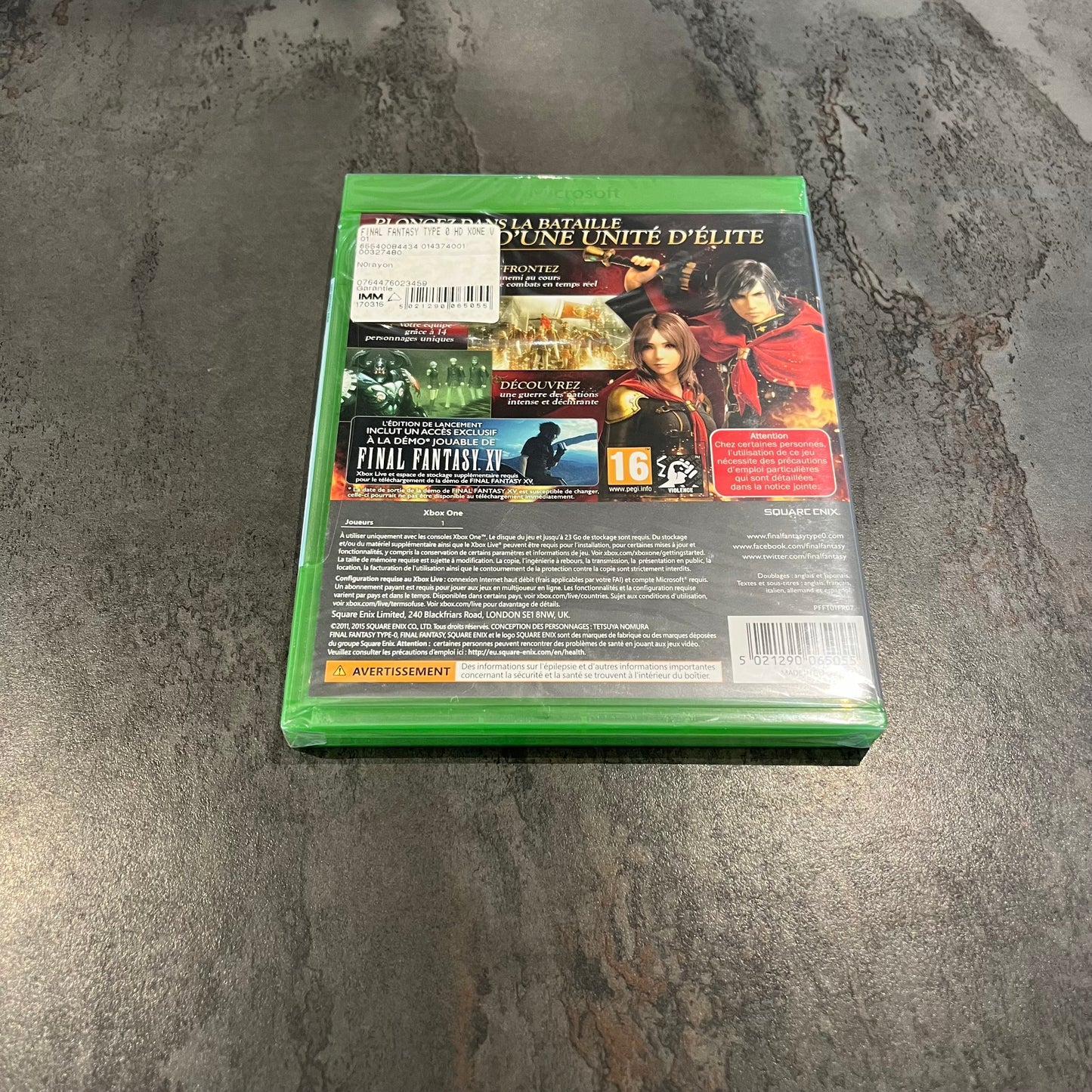 Final Fantasy Type-0 HD Xbox One neuf