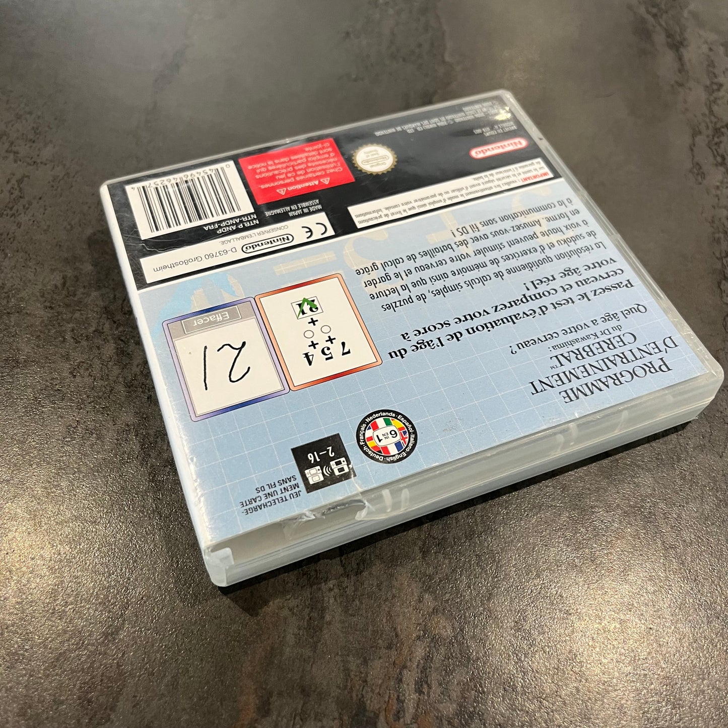 Programme d’Entraînement Cérébral Nintendo DS