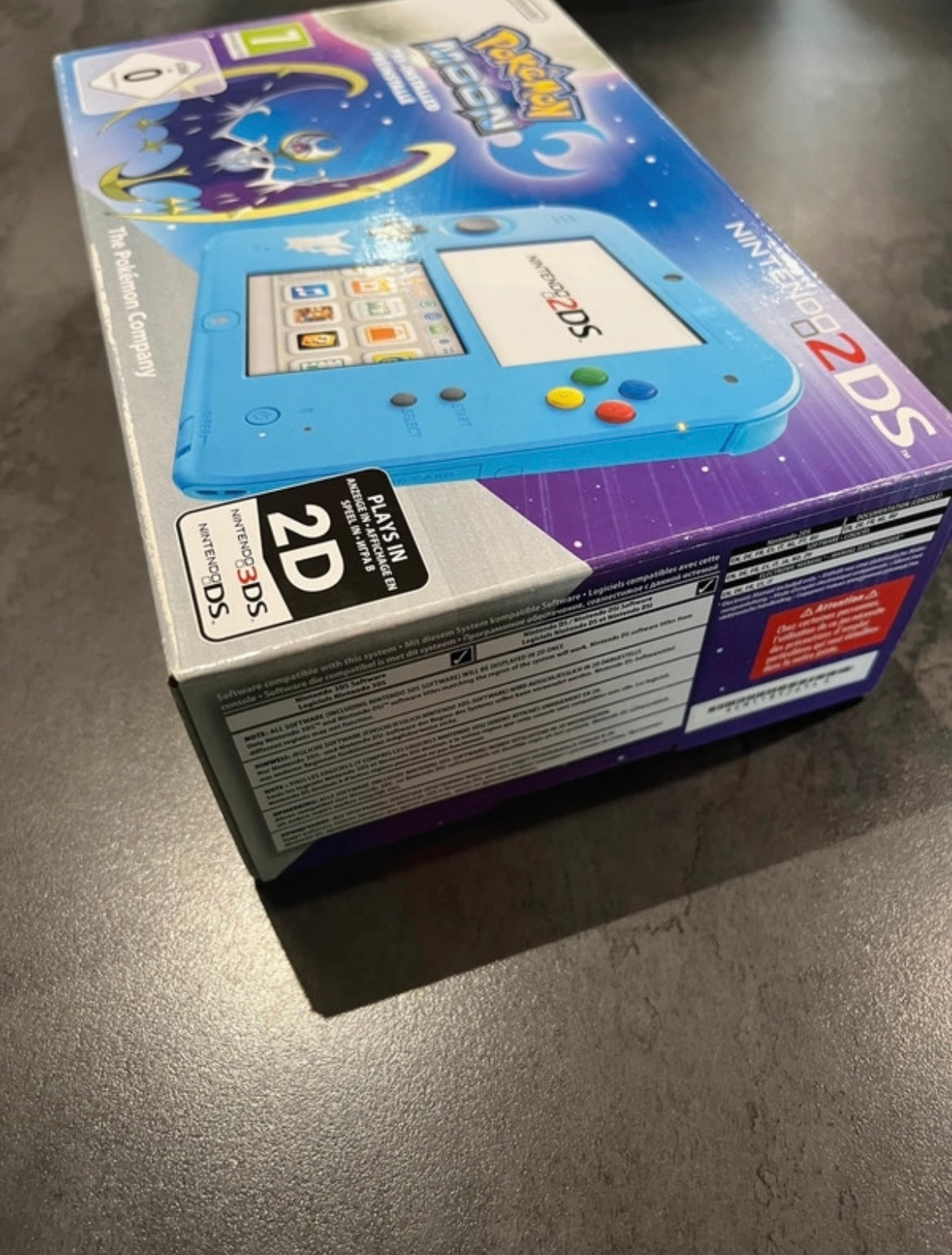 Nintendo 2DS Édition Pokémon Moon – Console bleue