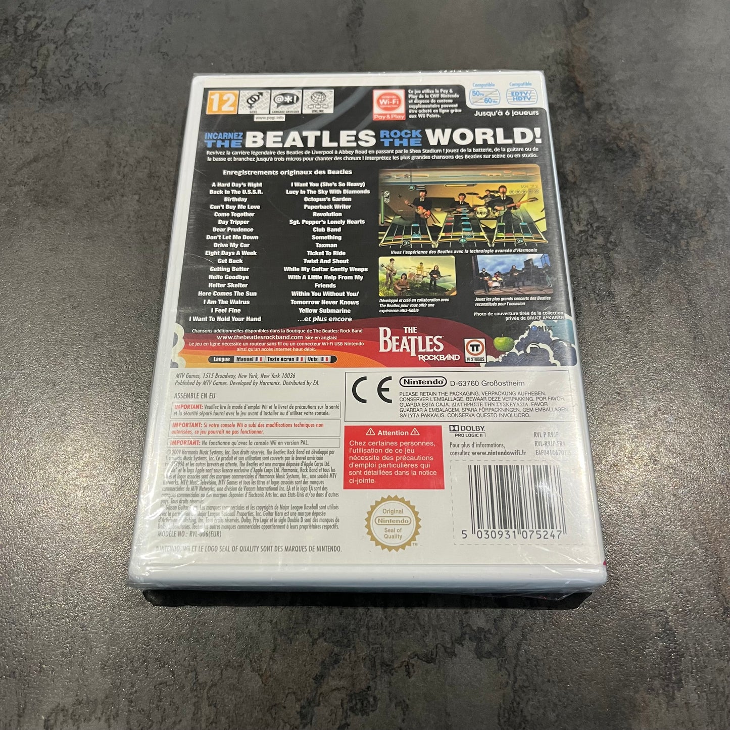 The Beatles Rock Band wii neuf