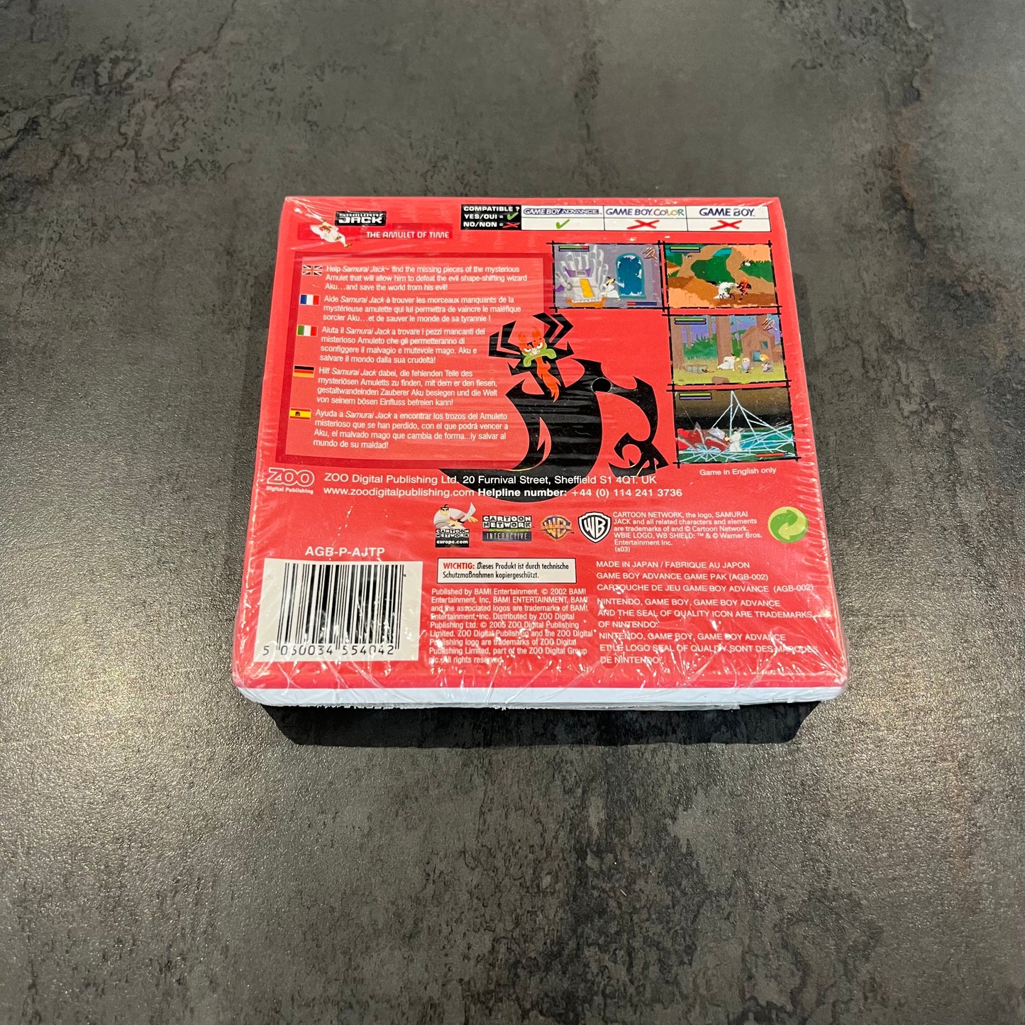 Samurai Jack The Amulet of Time Advance neuf