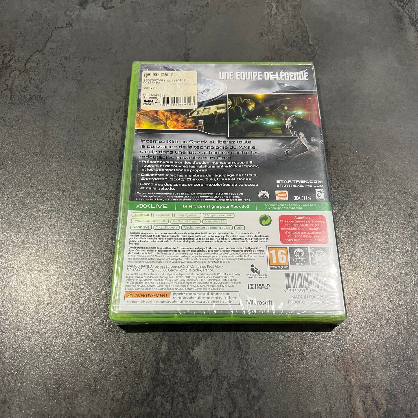 Star Trek Xbox360 neuf