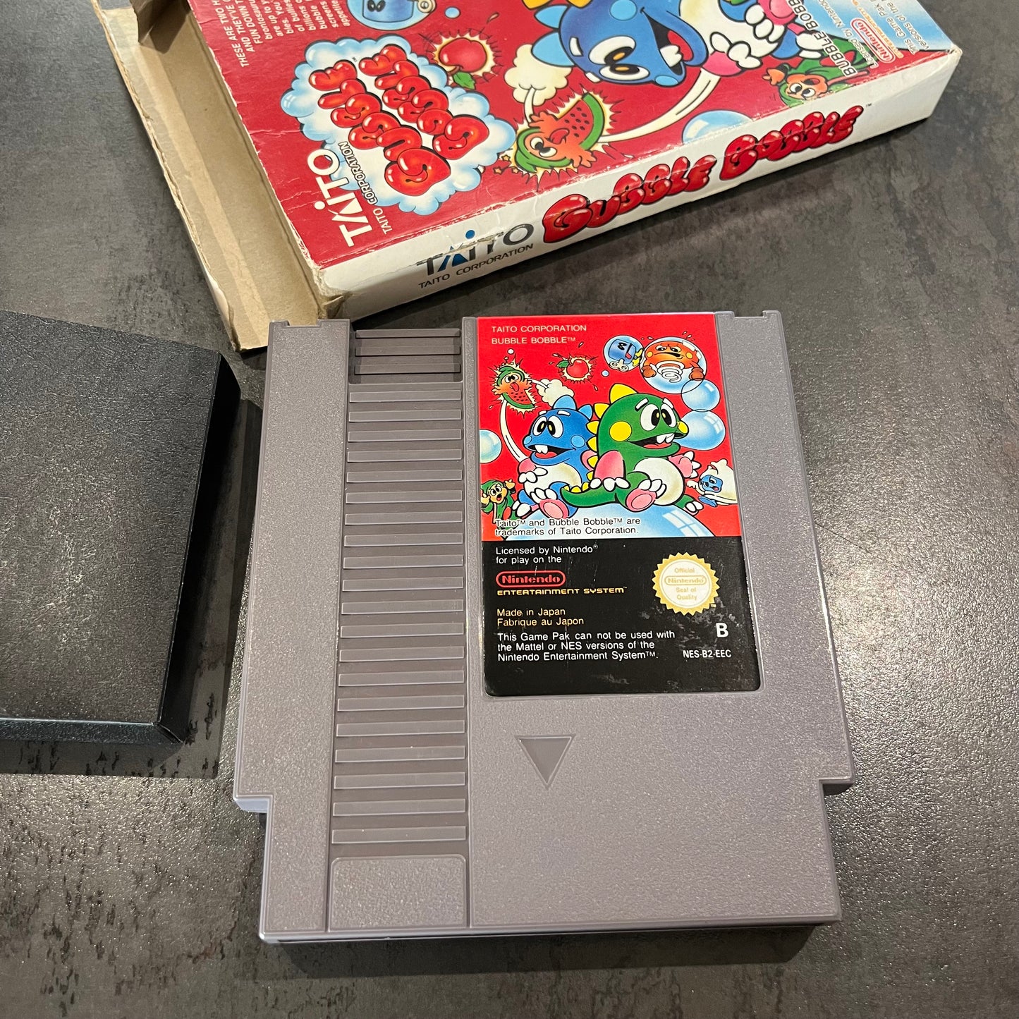 Bubble Bobble NES en boîte