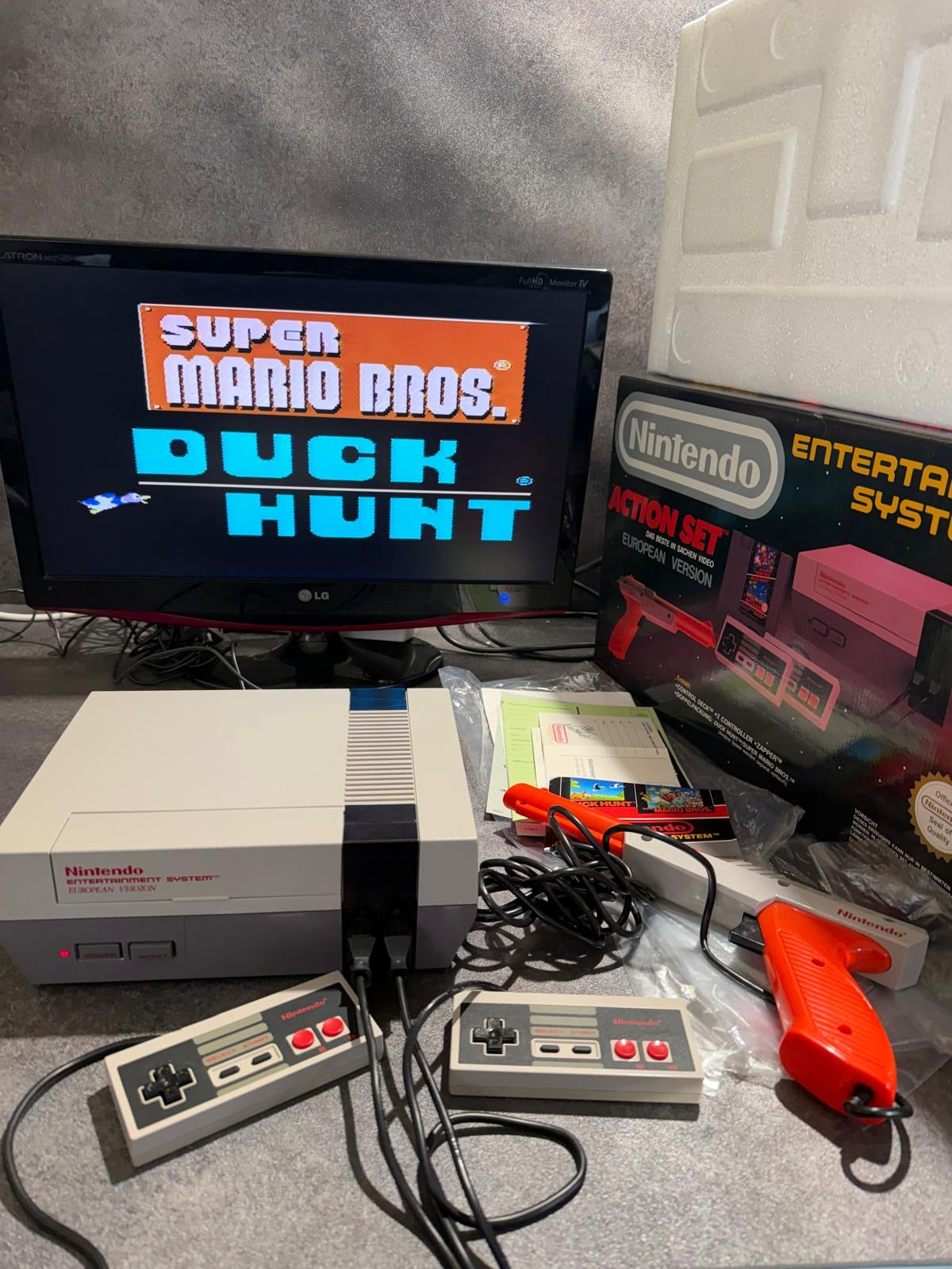 Console NES Action Set – European version