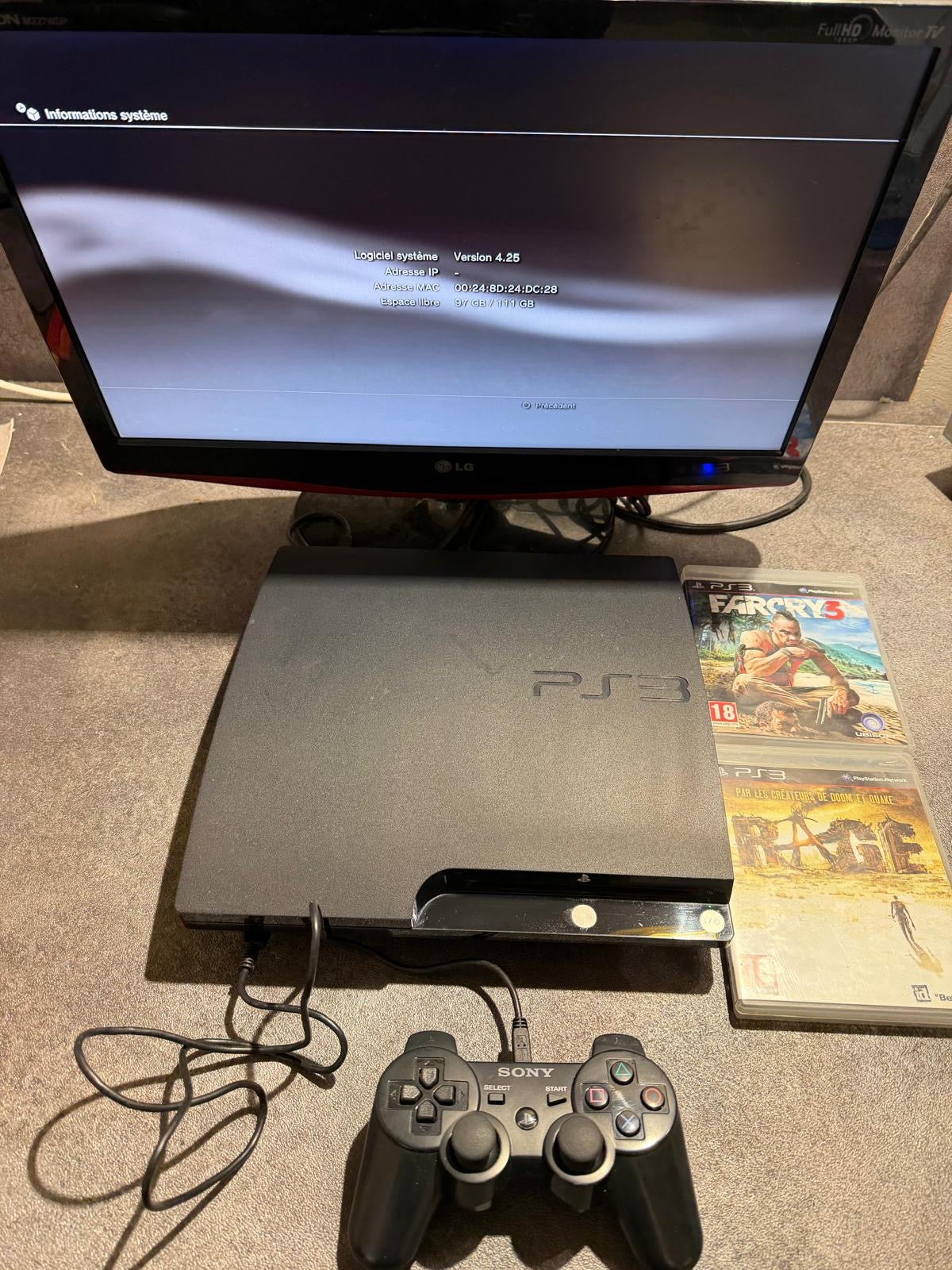 Console ps3 slim