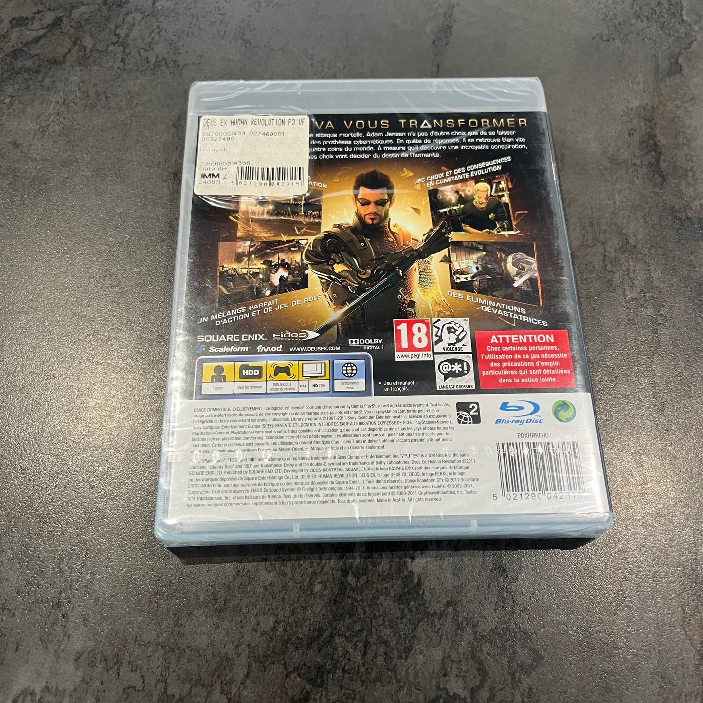 Deus Ex Human Revolution PS3 neuf