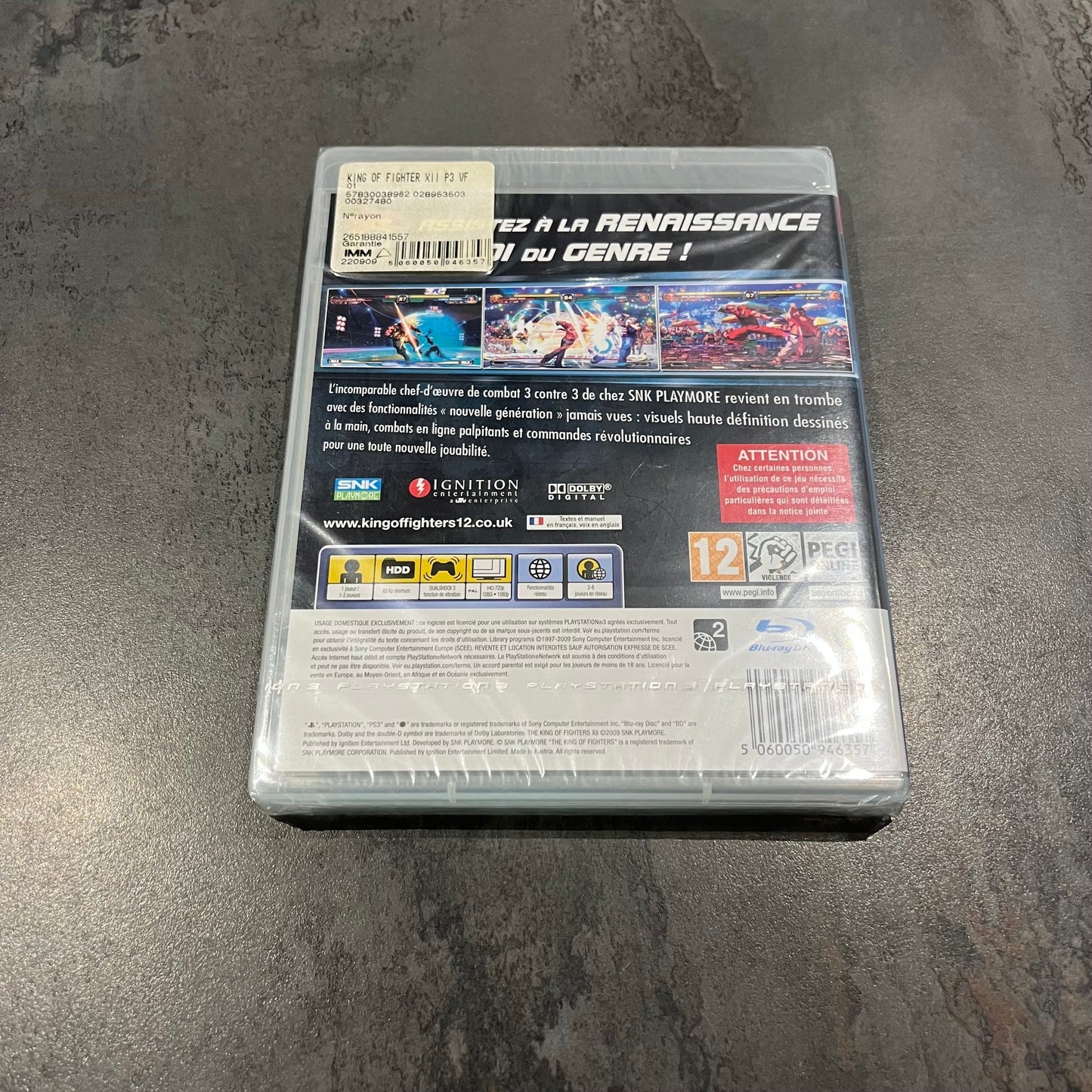 The King of Fighters XII PS3 neuf