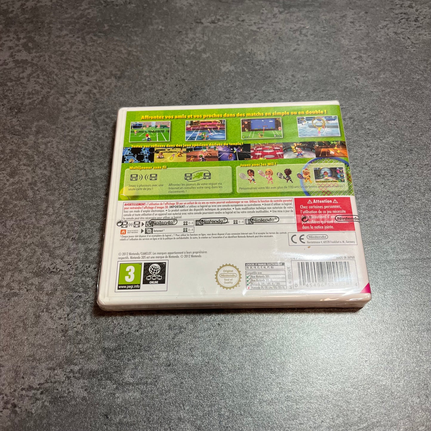 Mario Tennis Open 3DS neuf
