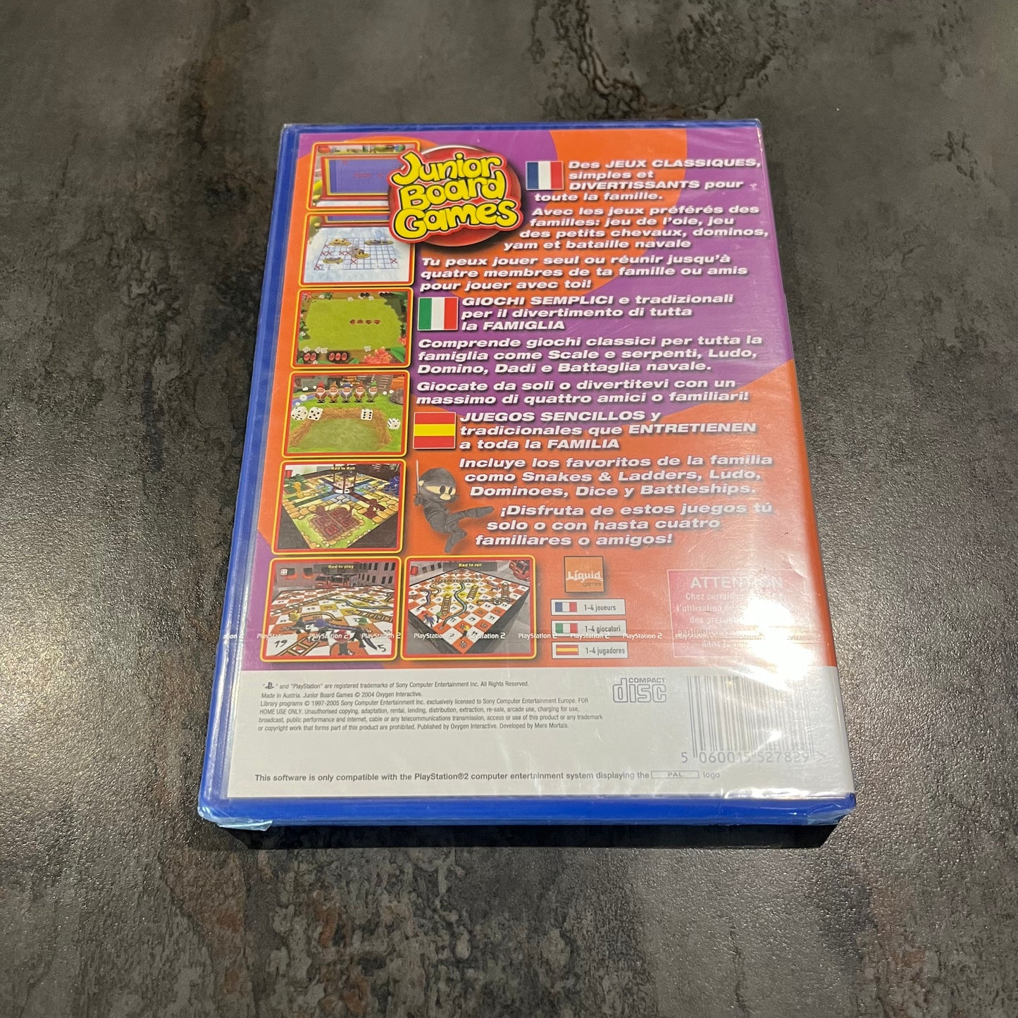 Junior Board Games PS2 neuf