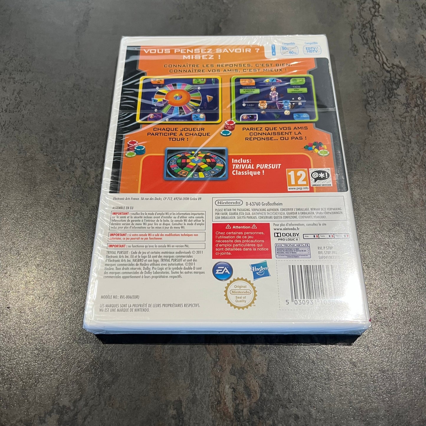 Trivial Pursuit wii neuf