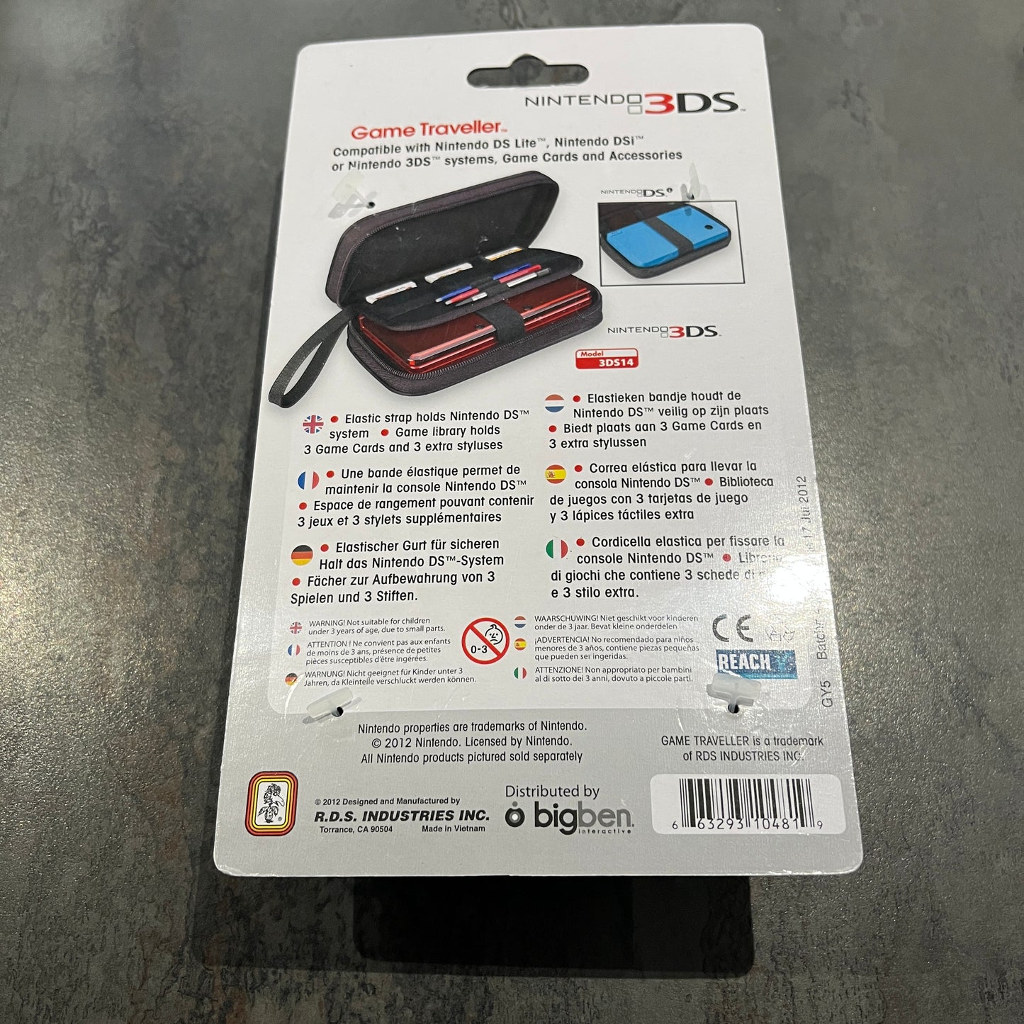 Housse Mario Game Traveller 3DS