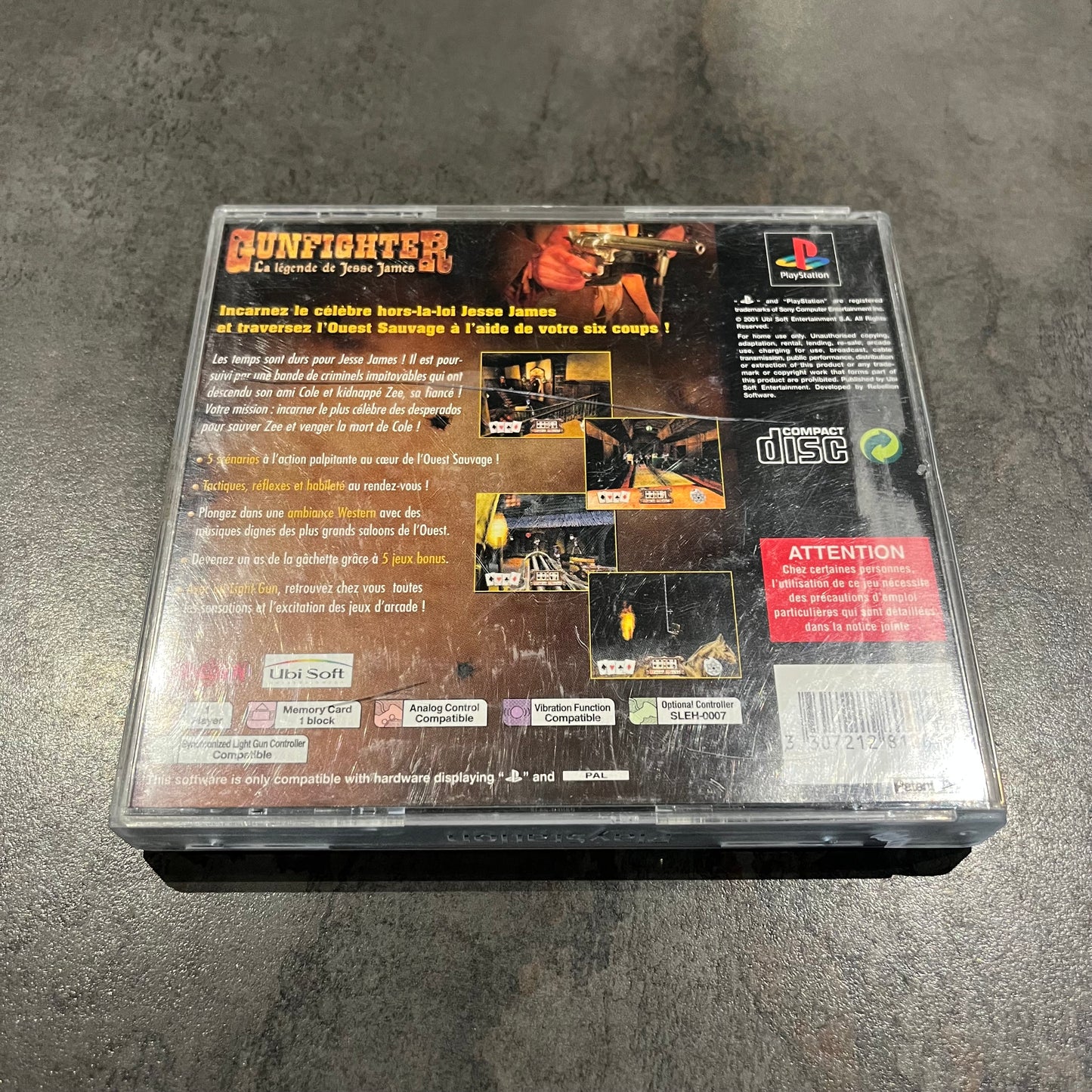 Gunfighter La légende de Jesse James PS1