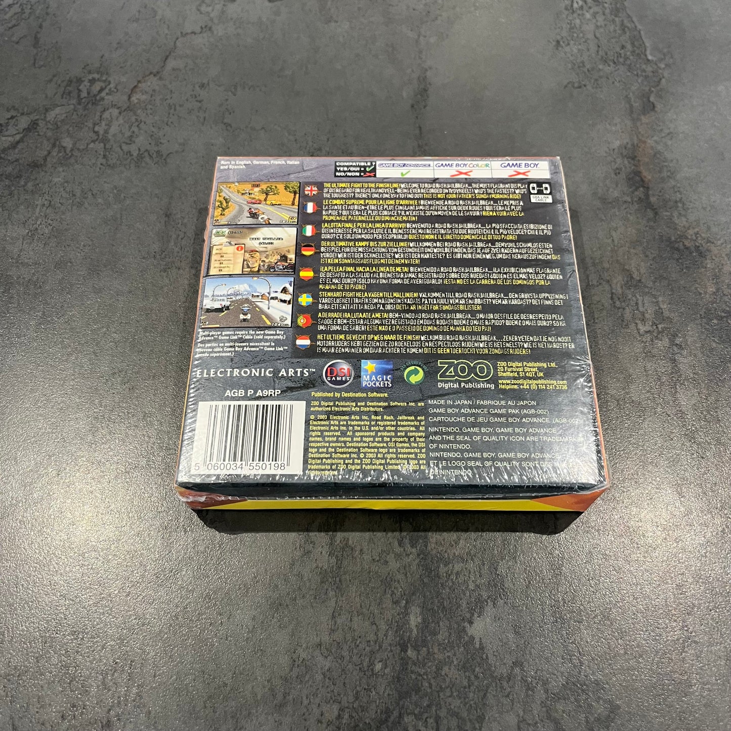 Road Rash Jailbreak Advance neuf