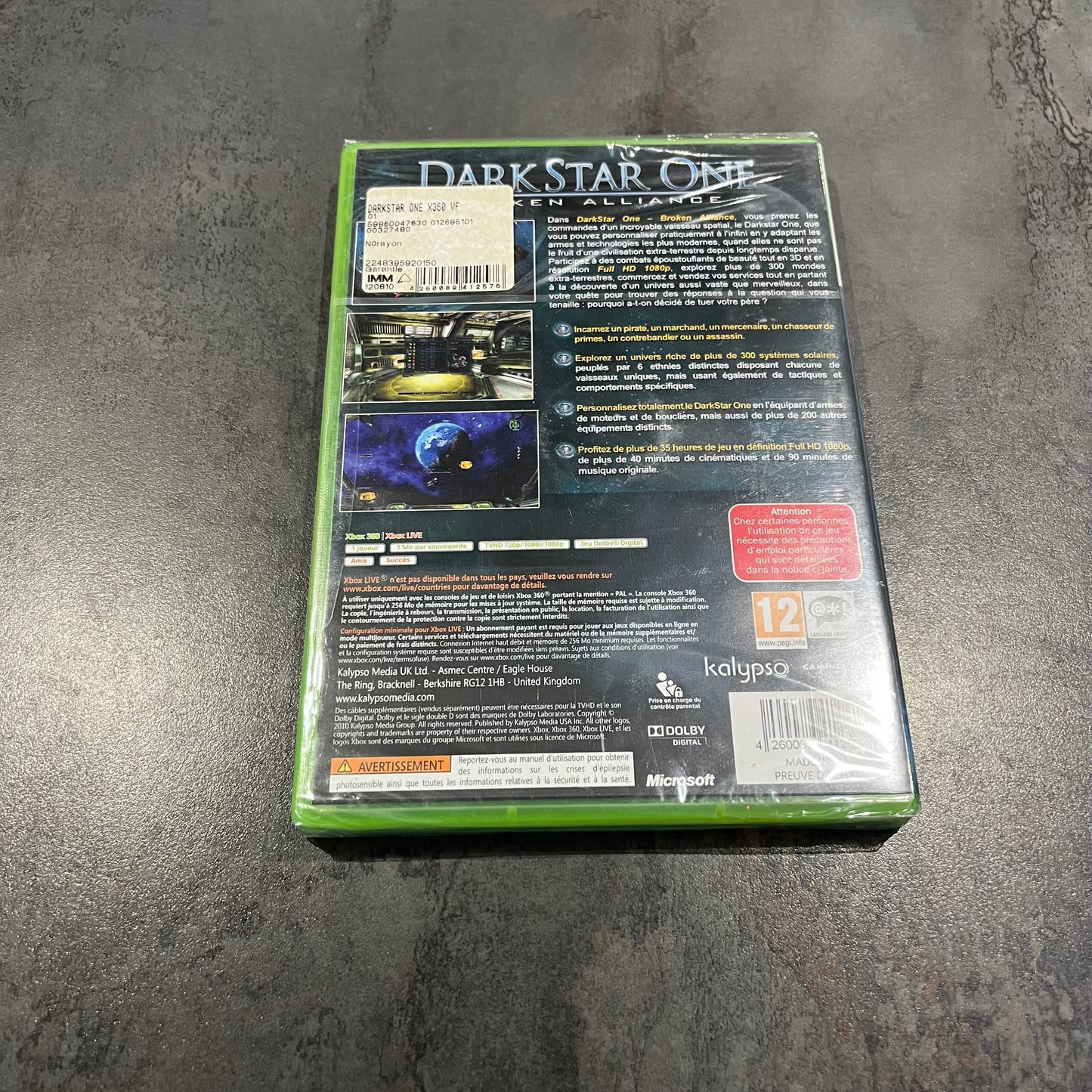 Dark Star One Broken Alliance Xbox 360 neuf