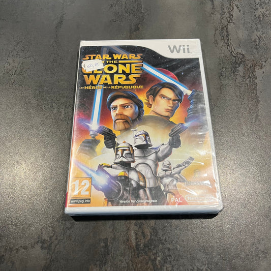 Star Wars The Clone Wars Les Héros de la République wii neuf