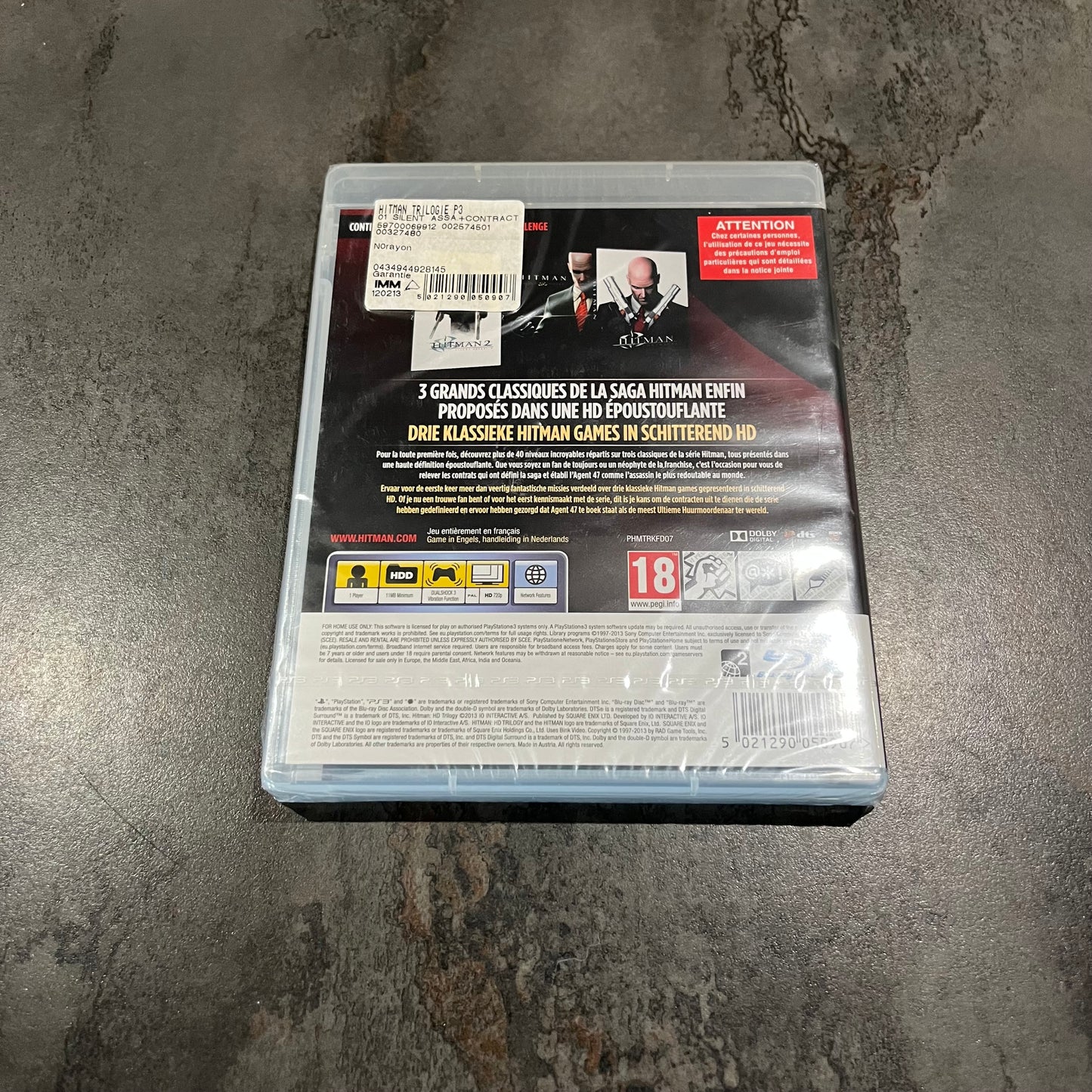 Hitman HD Trilogy PS3 neuf