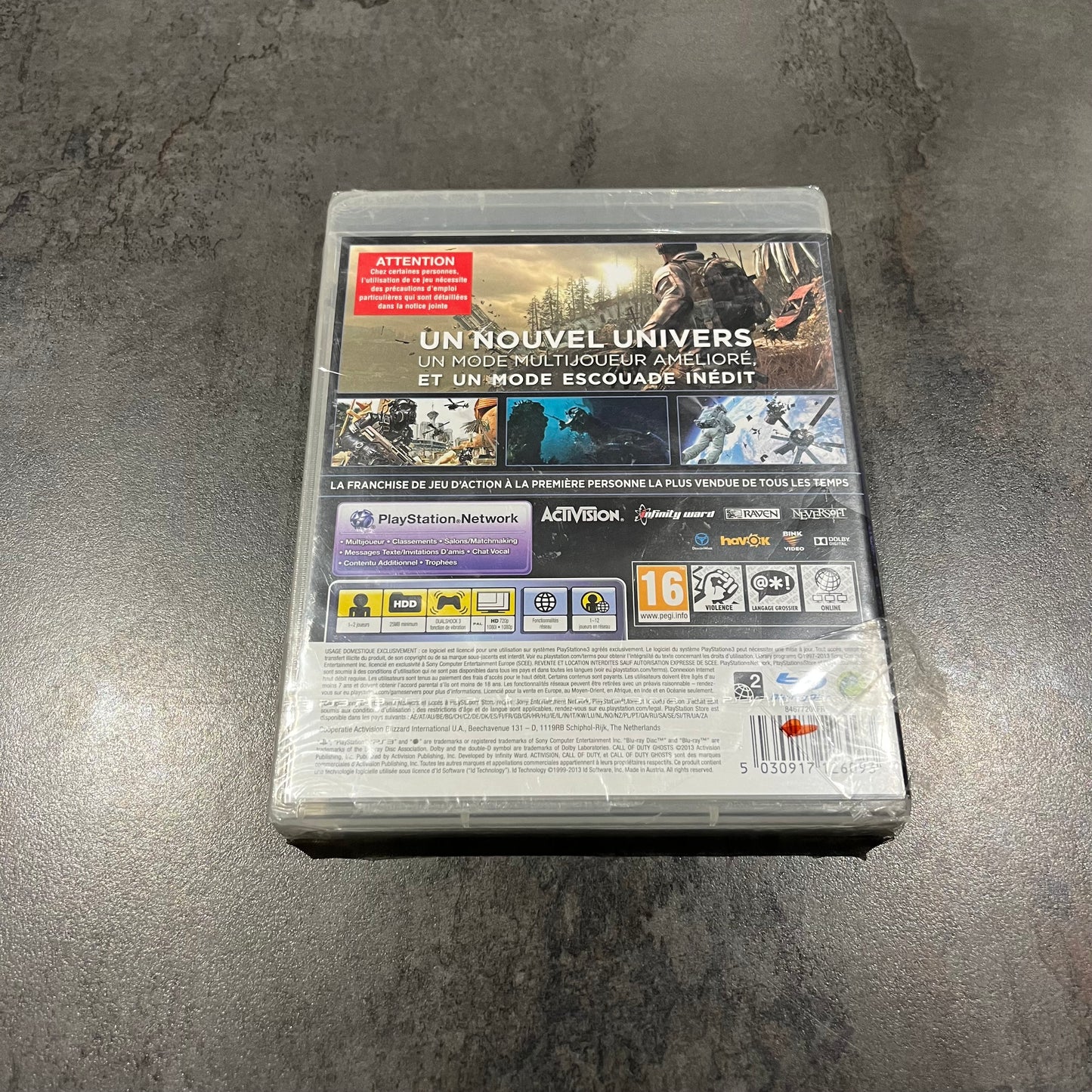 Call of Duty Ghosts PS3 neuf