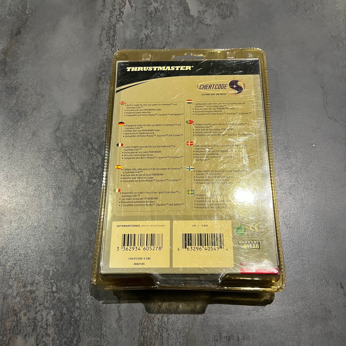 Cheatcode Thrustmaster Game Boy Color neuf