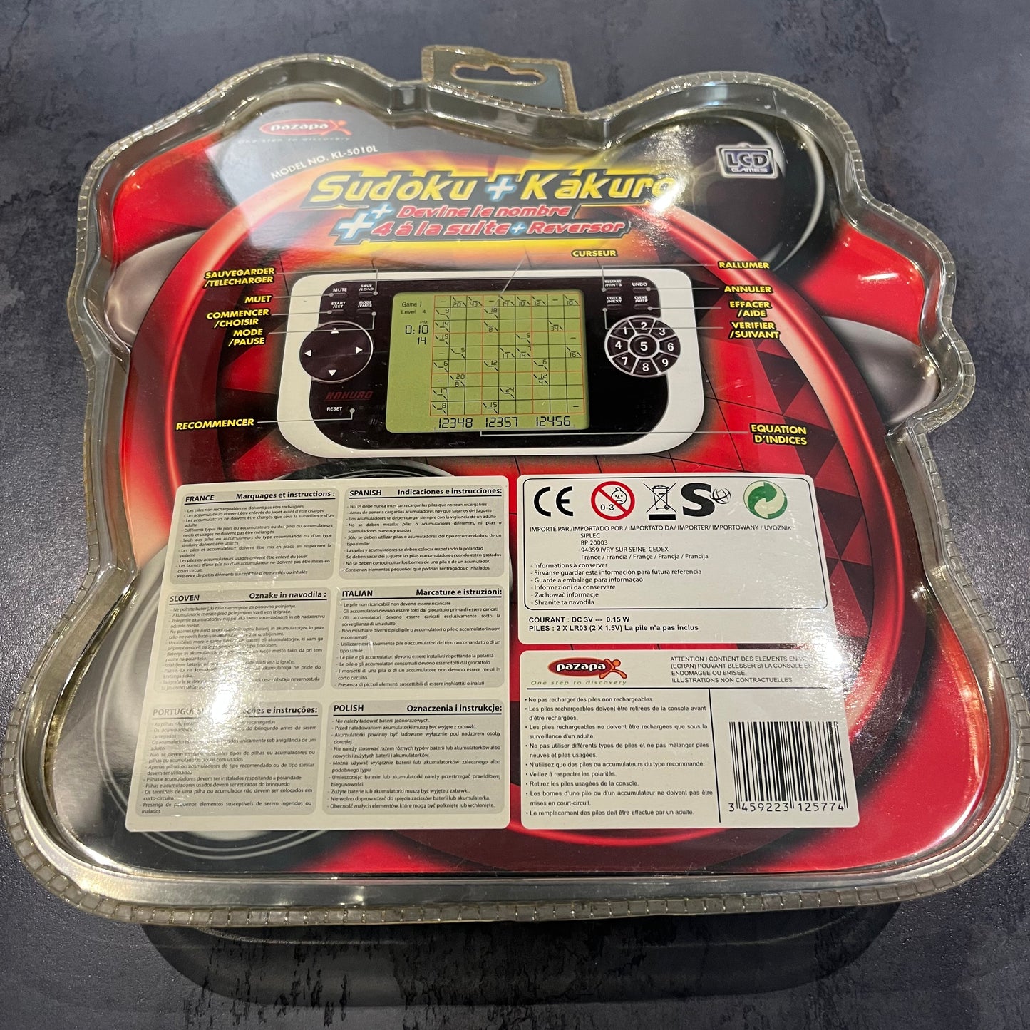 Jeu électronique Sudoku Kakuro neuf