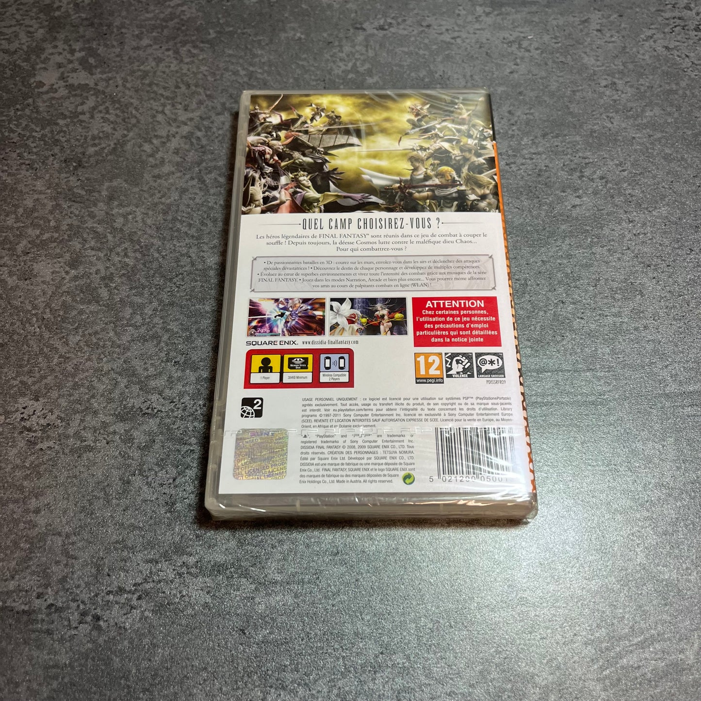 Dissidia Final Fantasy PSP neuf