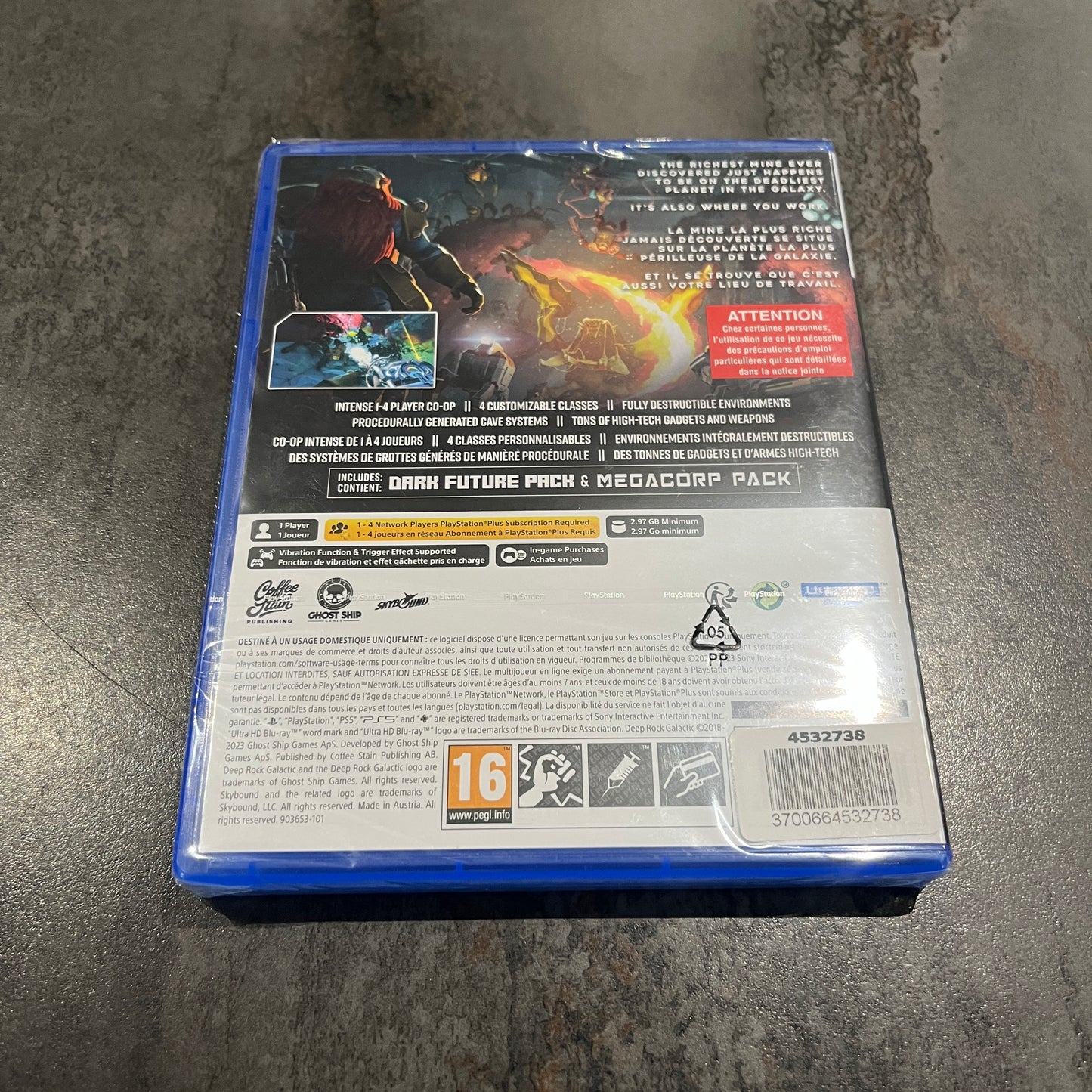 Deep Rock Galactic Special Edition PS5 sous blister neuf